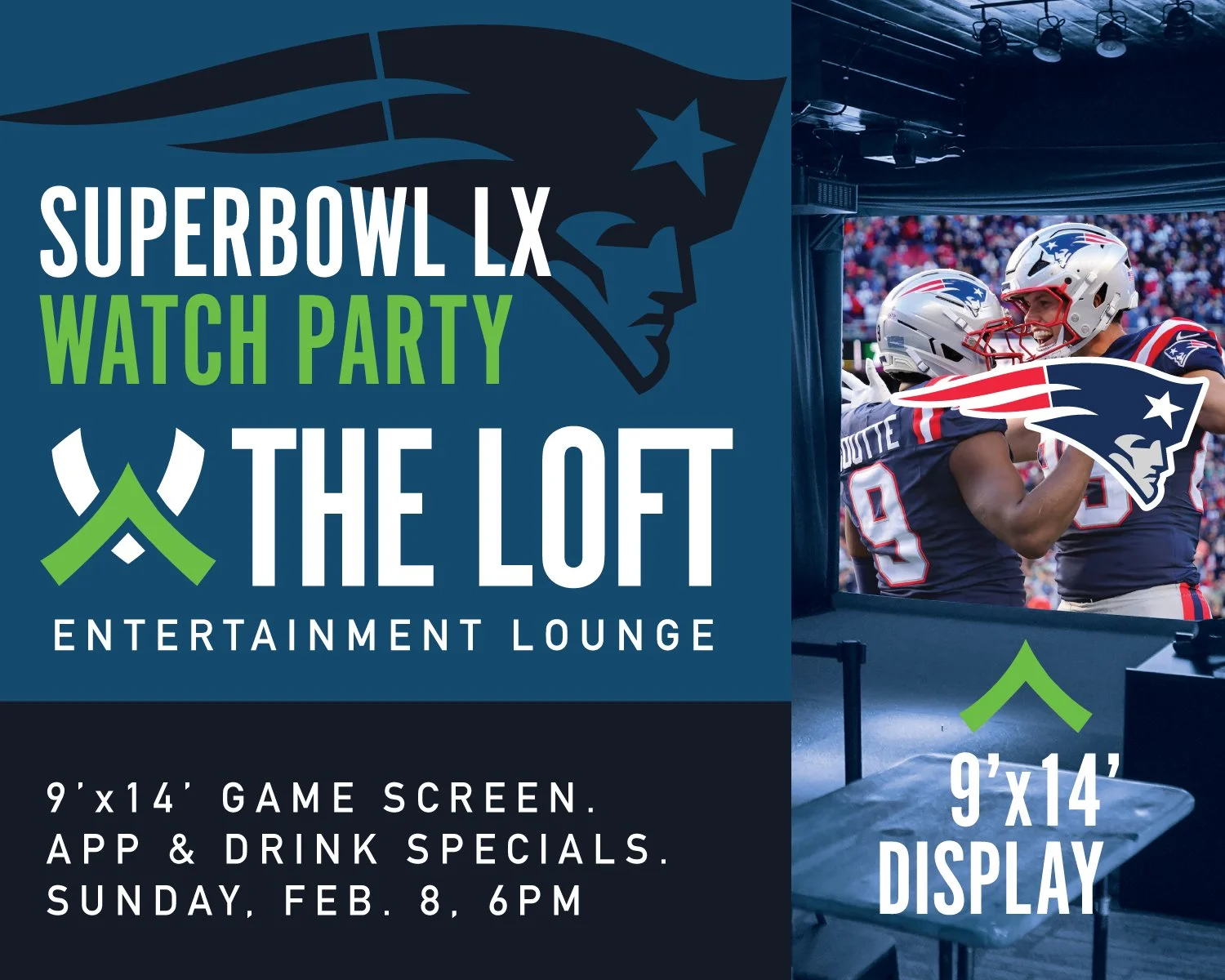Super Bowl Watch Party at The Loft