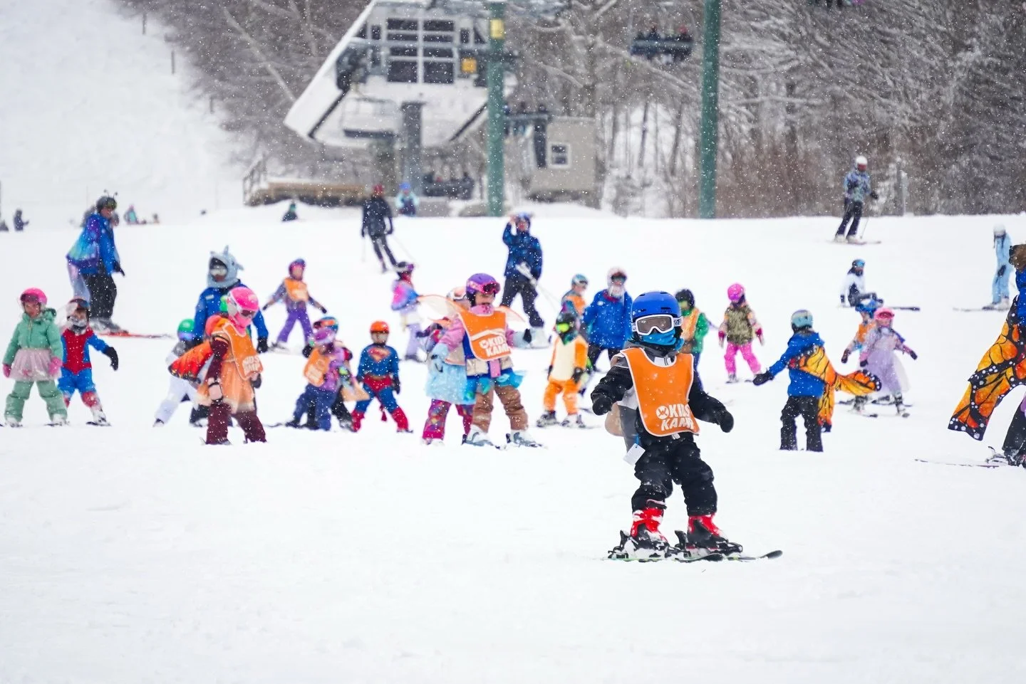 Our smallest shredders brought the energy (and a little chaos) to the trails for the annual Seasonals Parade! 🎉