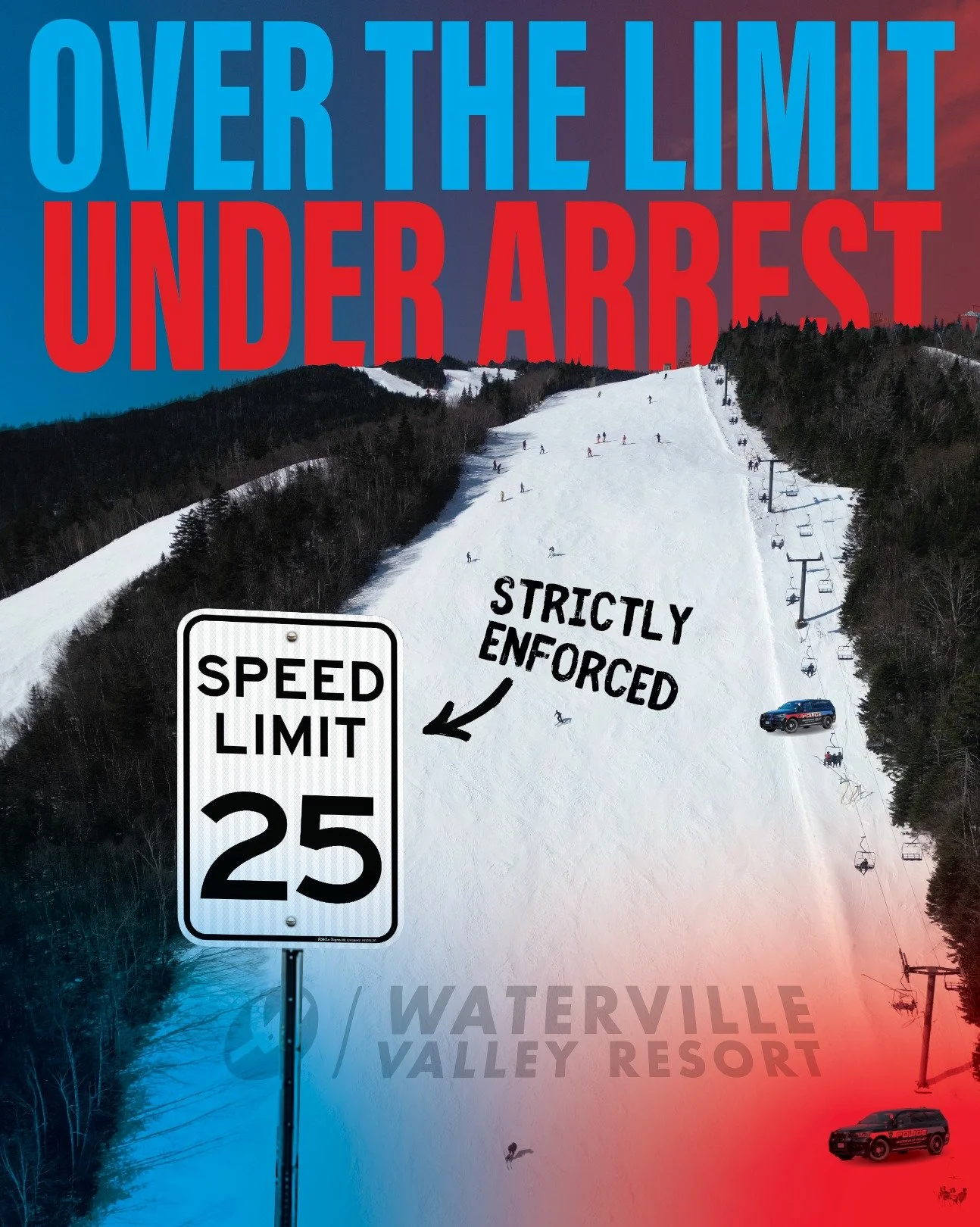 True Grit is a Waterville favorite, however we&rsquo;ve noticed an influx of skiers and riders going wayyyy too fast down this trail over the past few years. 

With that, we are working with the Waterville Valley Department of Public Safety and insta