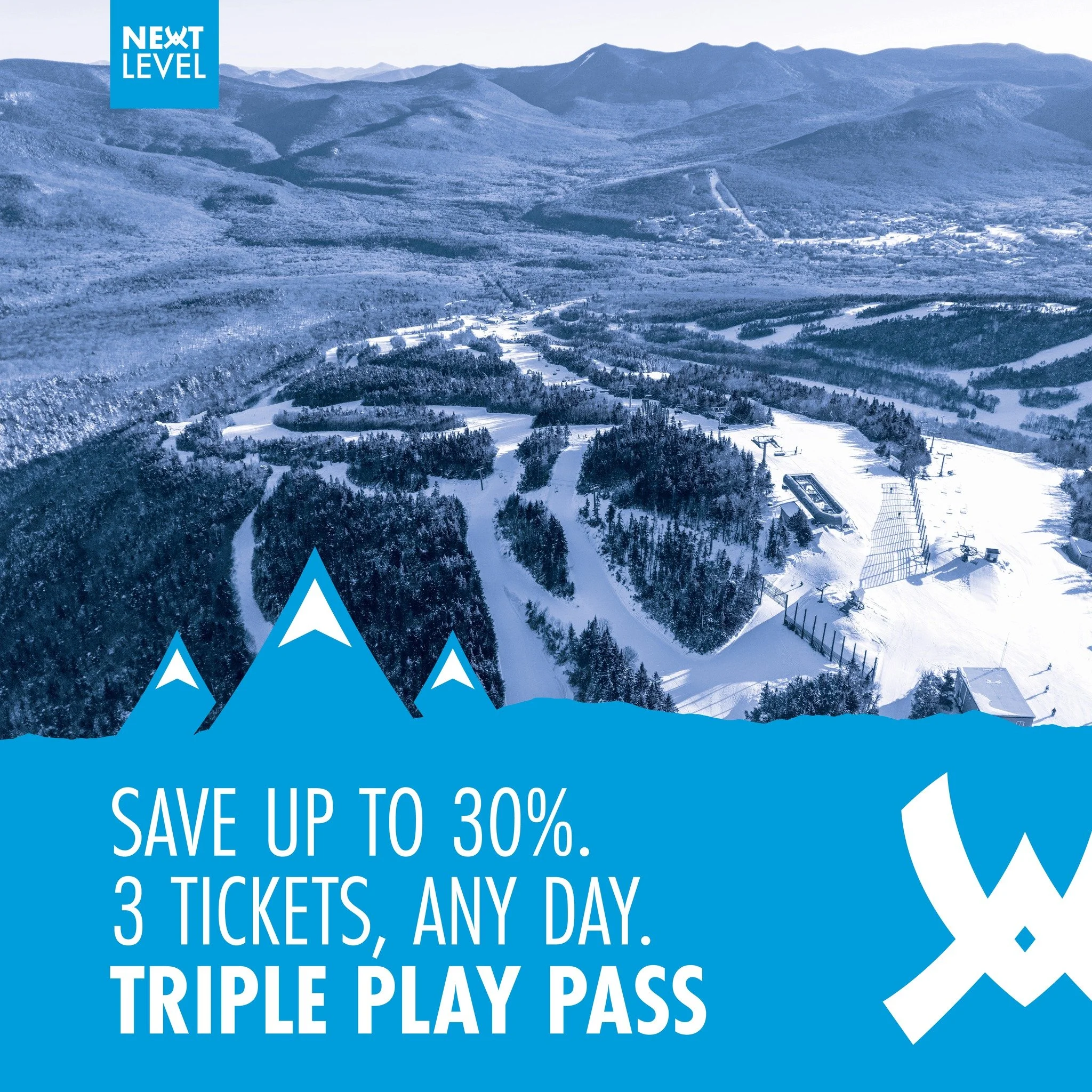 3 Days. 1 Pass. 30% Savings.

Only 1 week left to snag your Triple Play Pass before prices go up - we're talking up to 30% off lift tickets if you buy right now. 

Don't wait for winter's prices 👉 Triple Play Pass, use 🔗 in bio