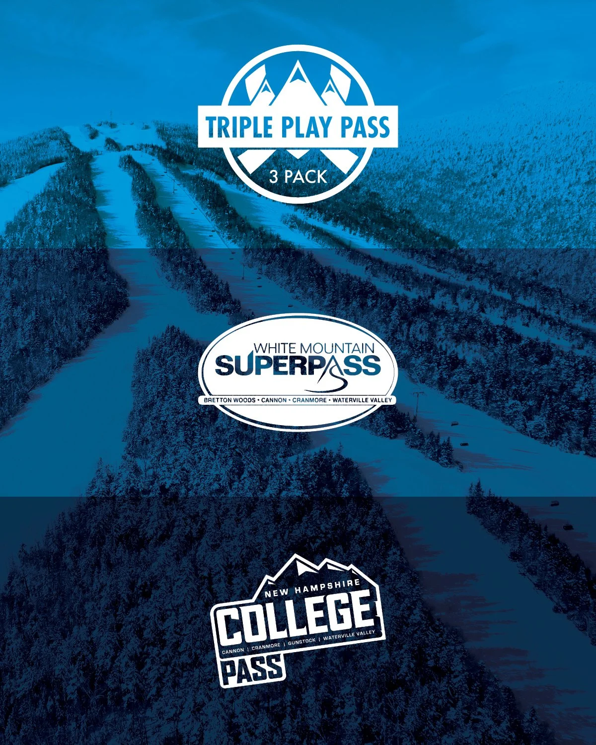 🚨 Pass Sale Ends Oct. 31! 

This is it, our last pass sale of the year - we have 3 products with reduced pricing through October 31. After that, prices go up. 

❄ Triple Play Pass: 3 days of skiing/riding on 1 pass - flexible &amp; affordable. 
❄ Wh