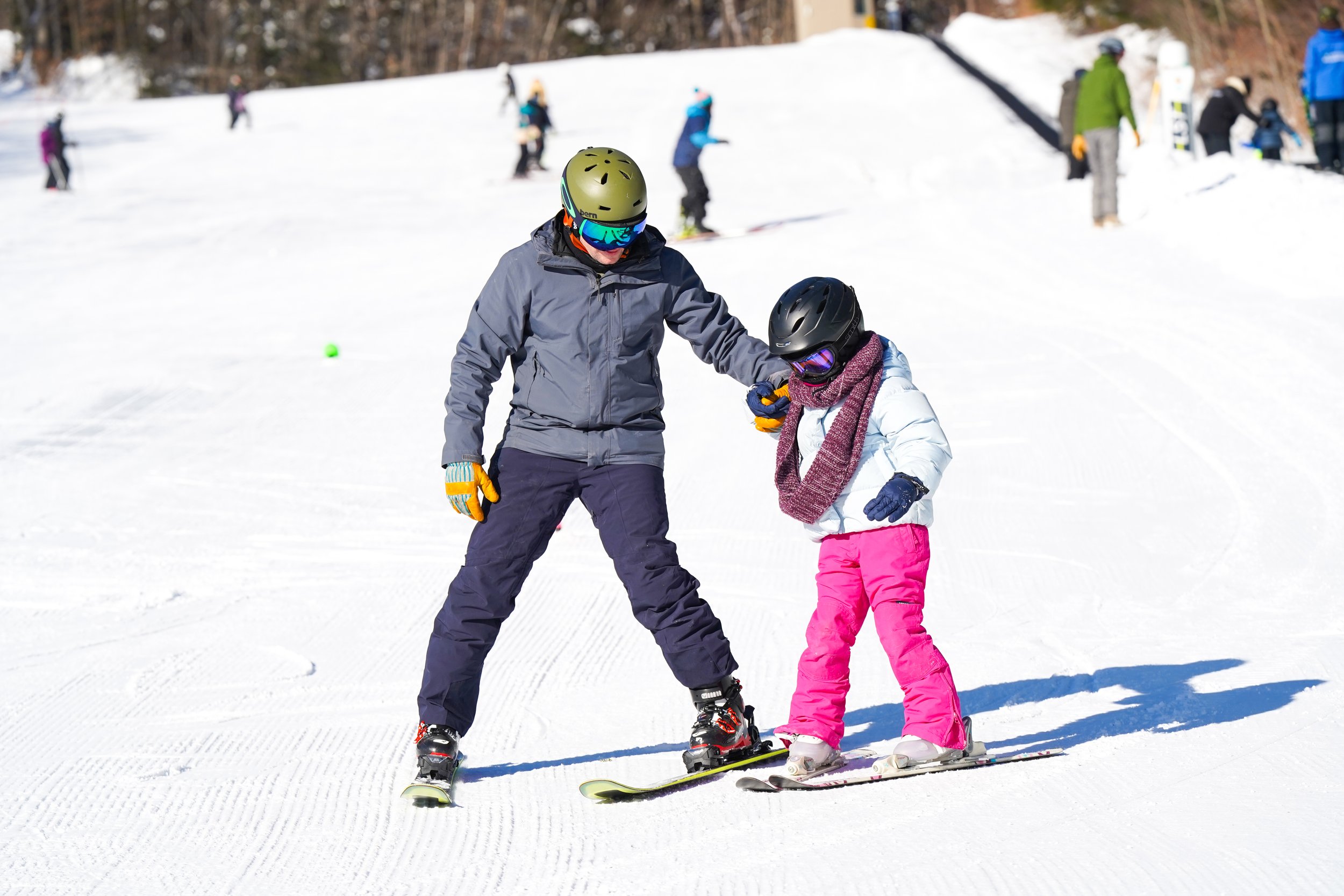 Family with Ski Rentals