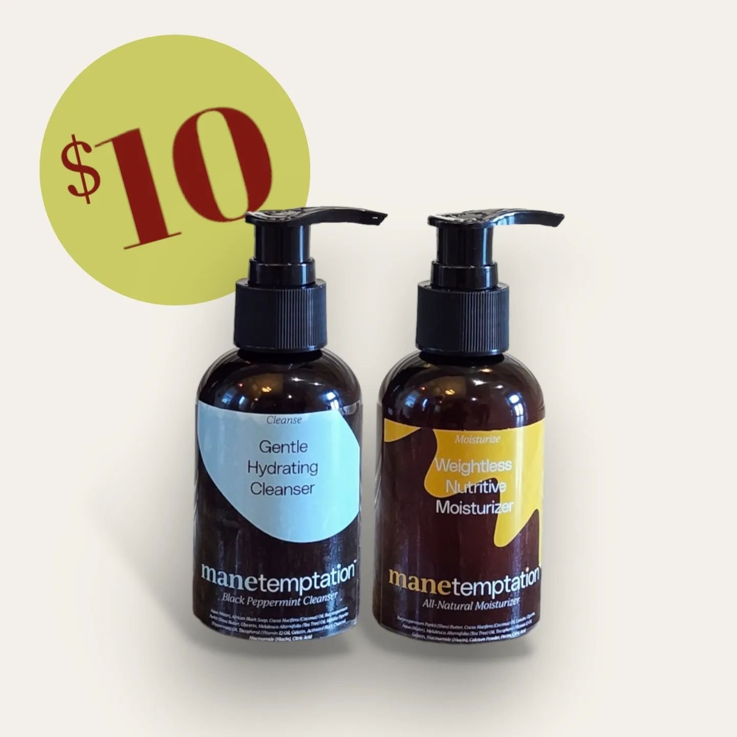 Sample Sale is BACKKK + Donations to Womens Shelter! 

Only $10 FREE SHIPPING for 2 Travel Size Products - Cleanse &amp; Moisturize: Your endocrine safe moisture Duo for healthy hair and scalp! (Get yours TODAY)

Did I mention, for every product orde