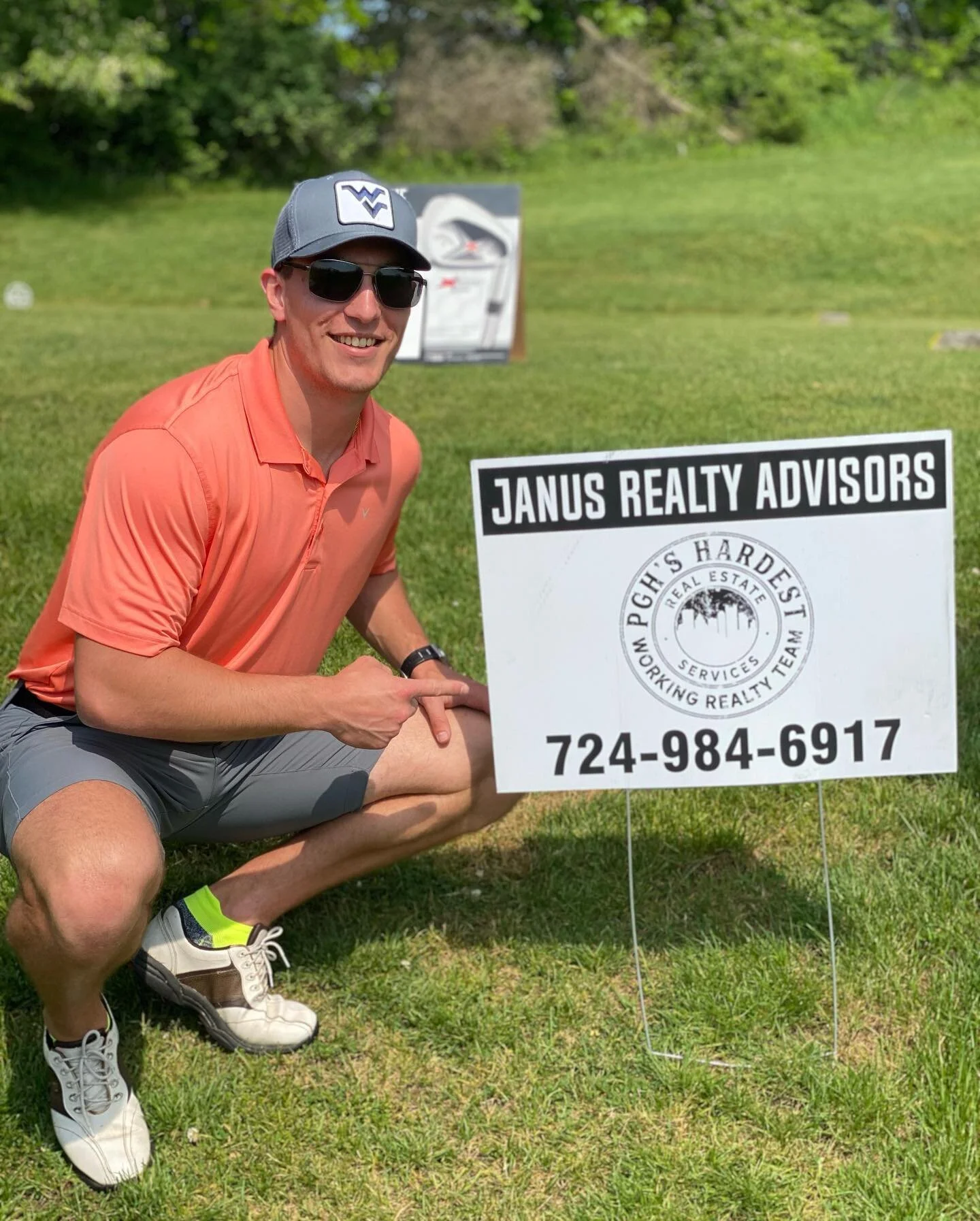 Beautiful morning for some golf! Proud to see @pghs_hardest_working_team and @bybytraining out on the course. Thanks to Carmichaels Lions Club for a great event and @brandonlawless_ and @jake71lawson for being an elite team!