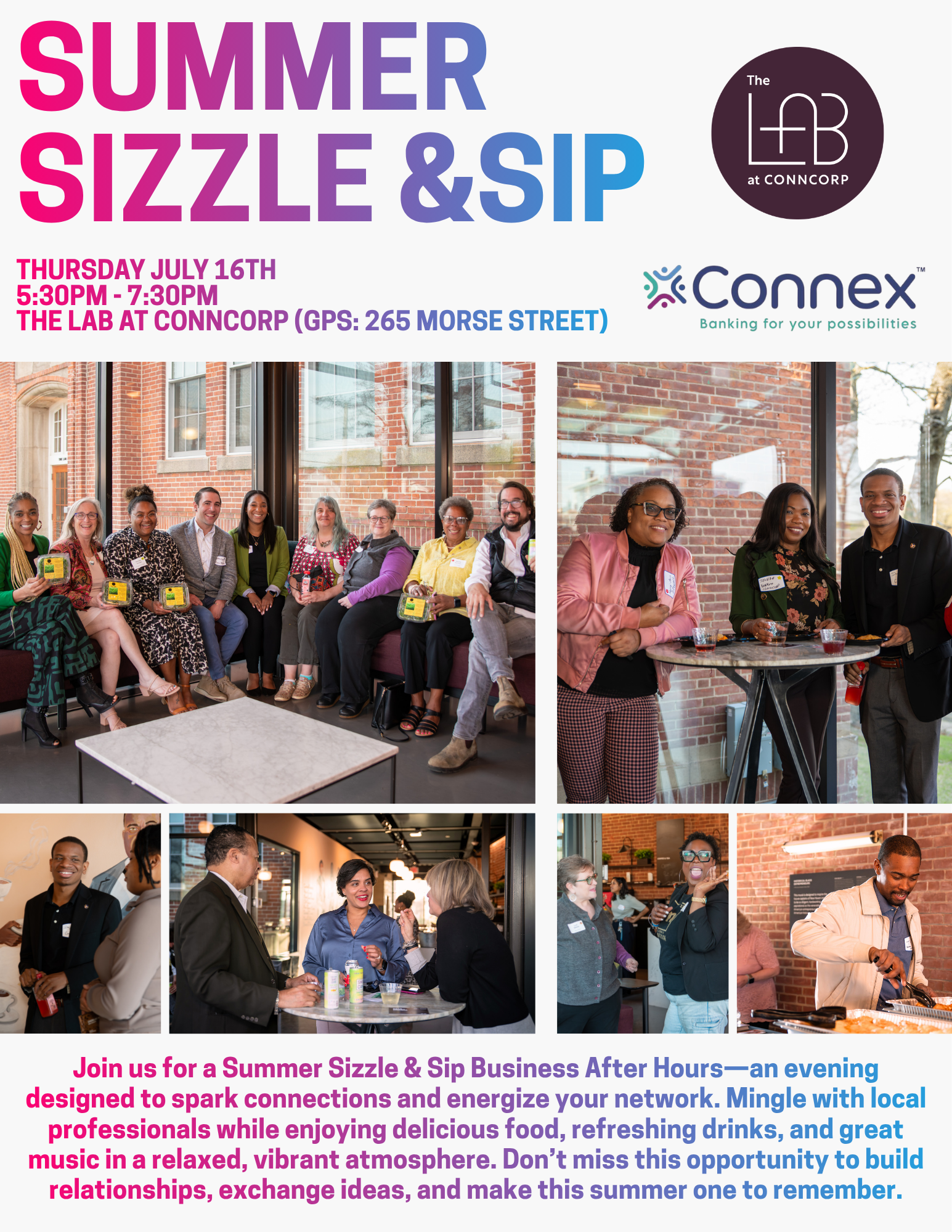 Summer Sizzle &amp; Sip
