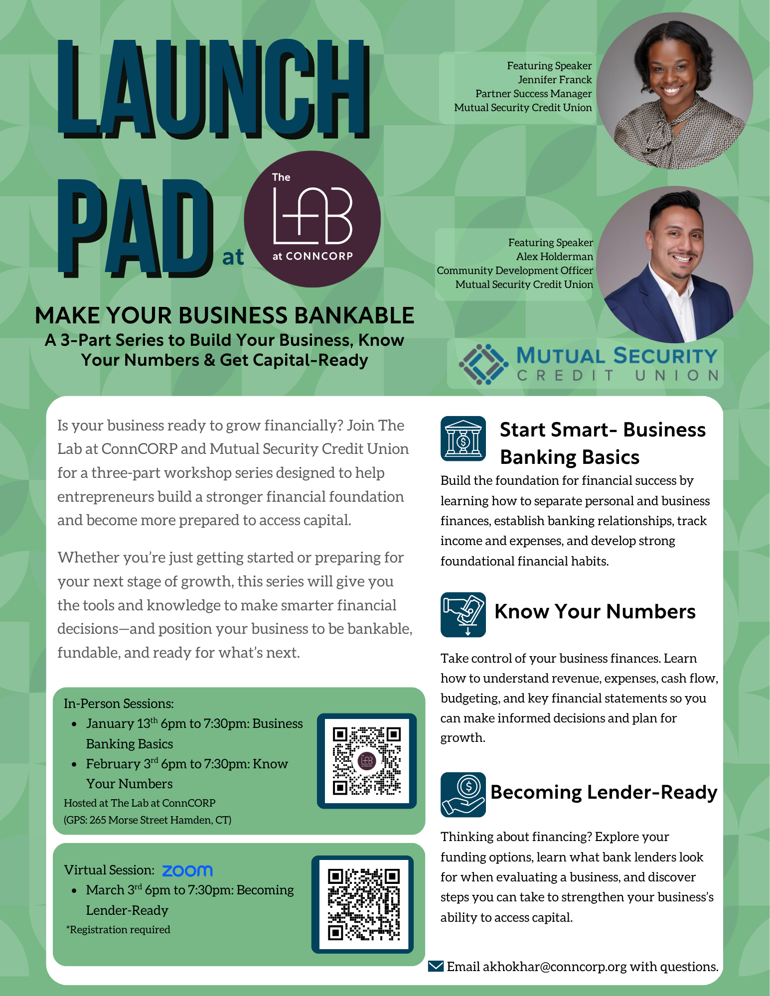 Launchpad at The Lab: Make Your Business Bankable