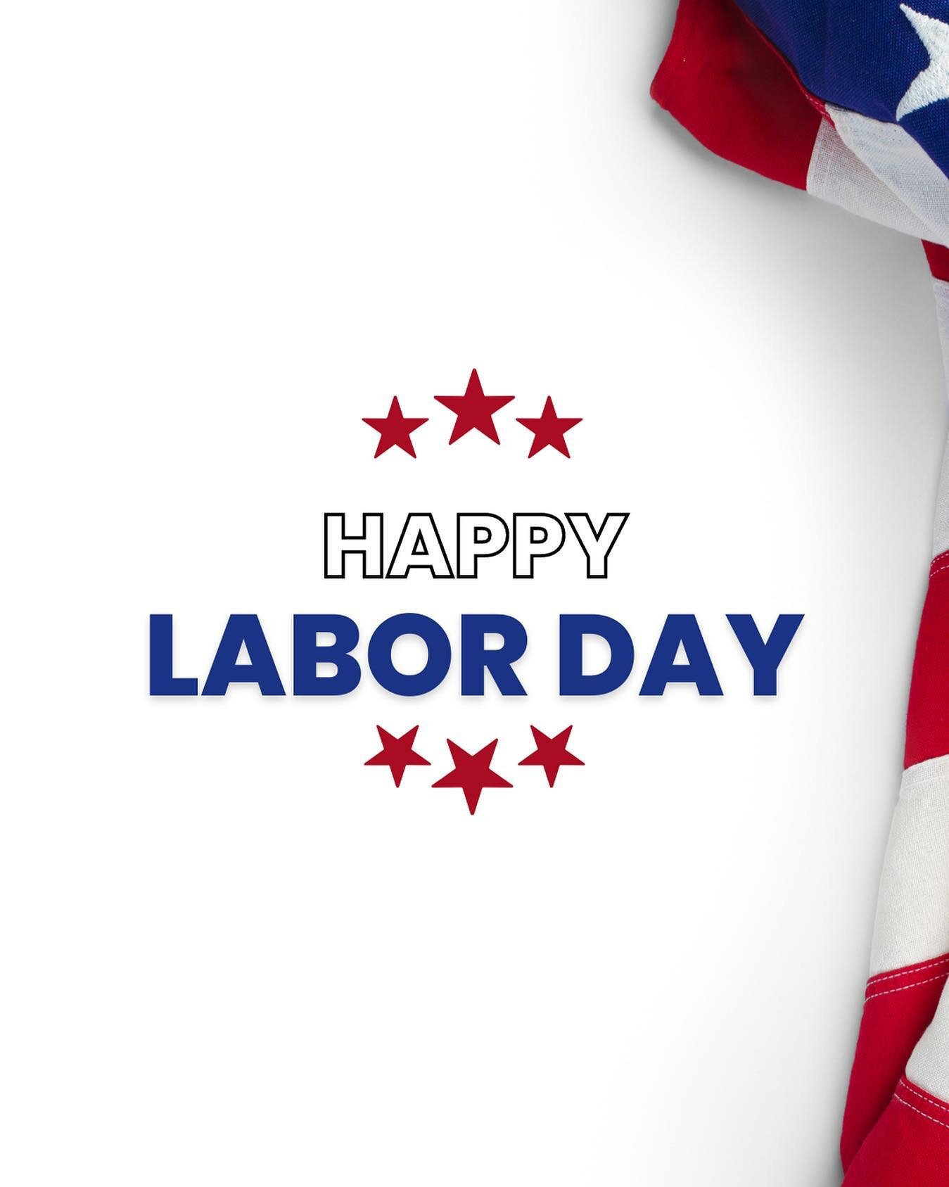 Happy Labor Day!❤️💙🤍
