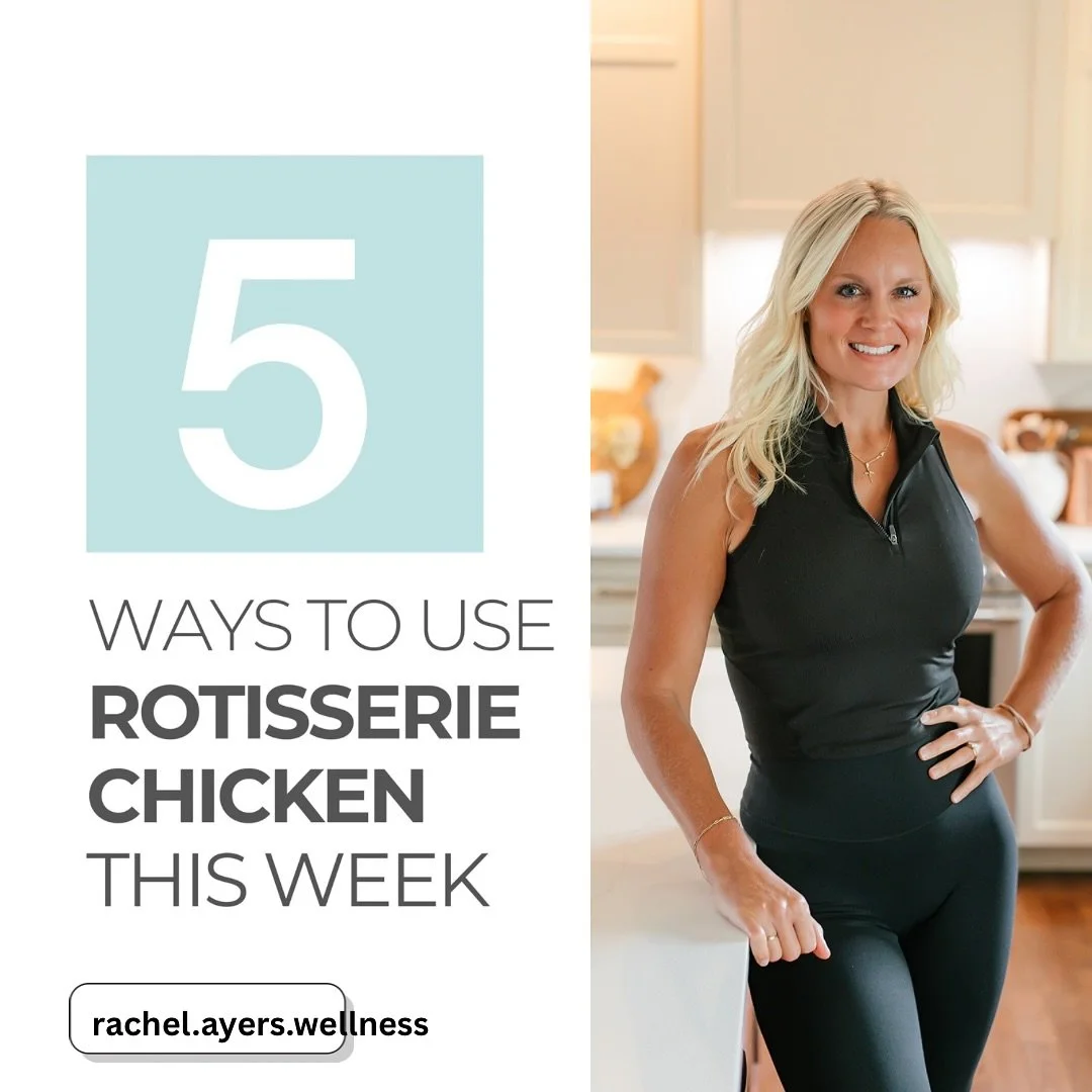 K.I.S.S 💋 this ain&rsquo;t cookin yall! 

Comment 5 for 5 more stupid simple high protein meals I eat on repeat! 

Rotisserie chicken is the hack of all hacks- my first go to when ladies tell me &ldquo;I don&rsquo;t have time to cook&rdquo;&hellip; 
