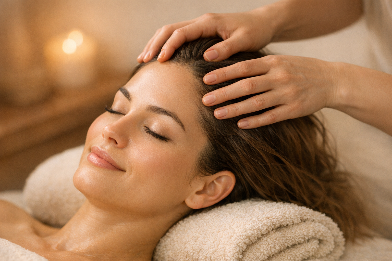 Scalp and Facial Massage: Lymphatic Benefits