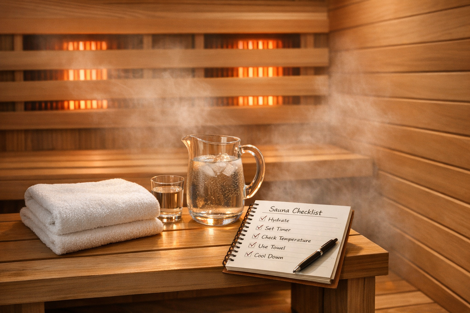 Checklist for Safe Infrared Sauna Sessions
