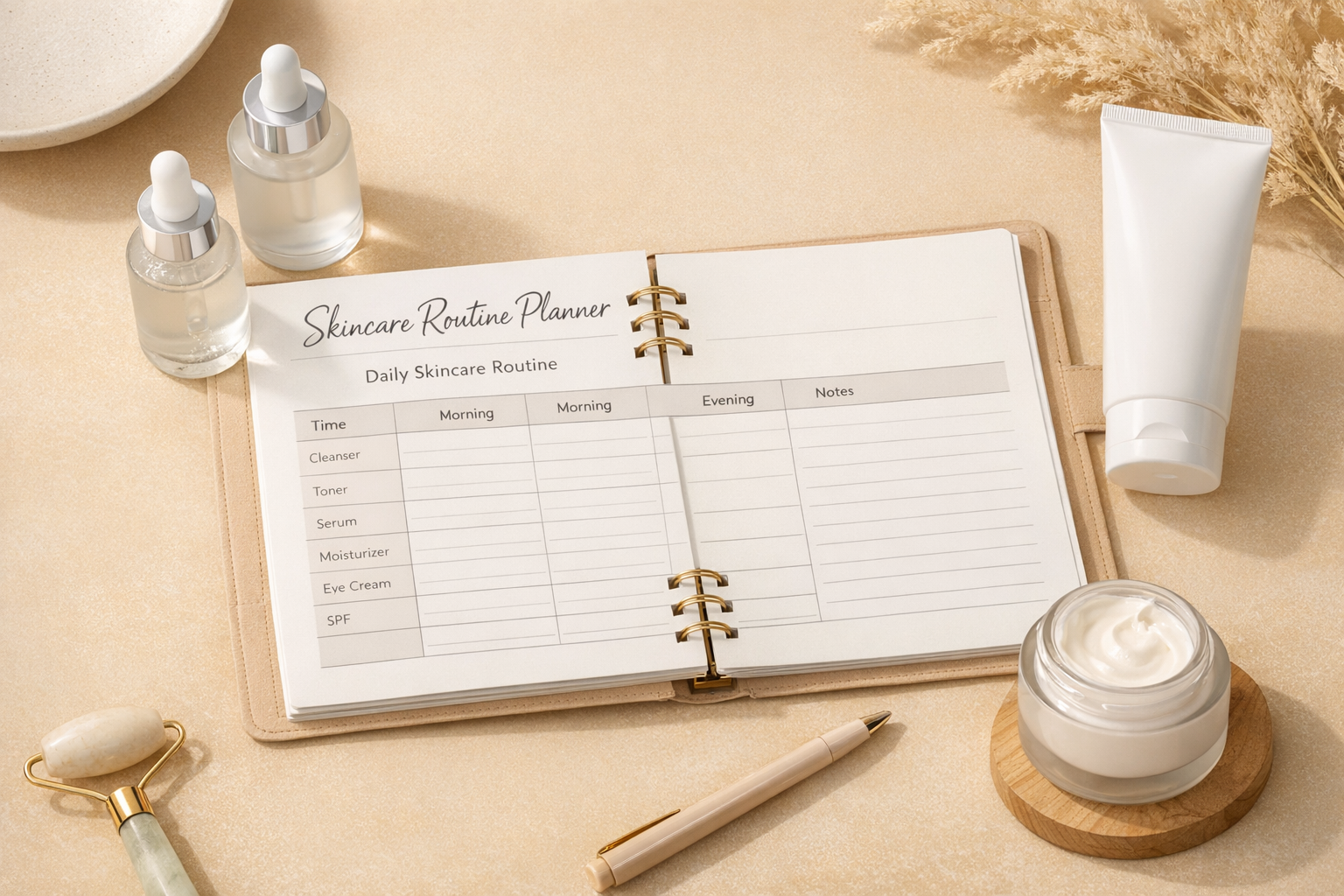 Skincare Routine Planner
