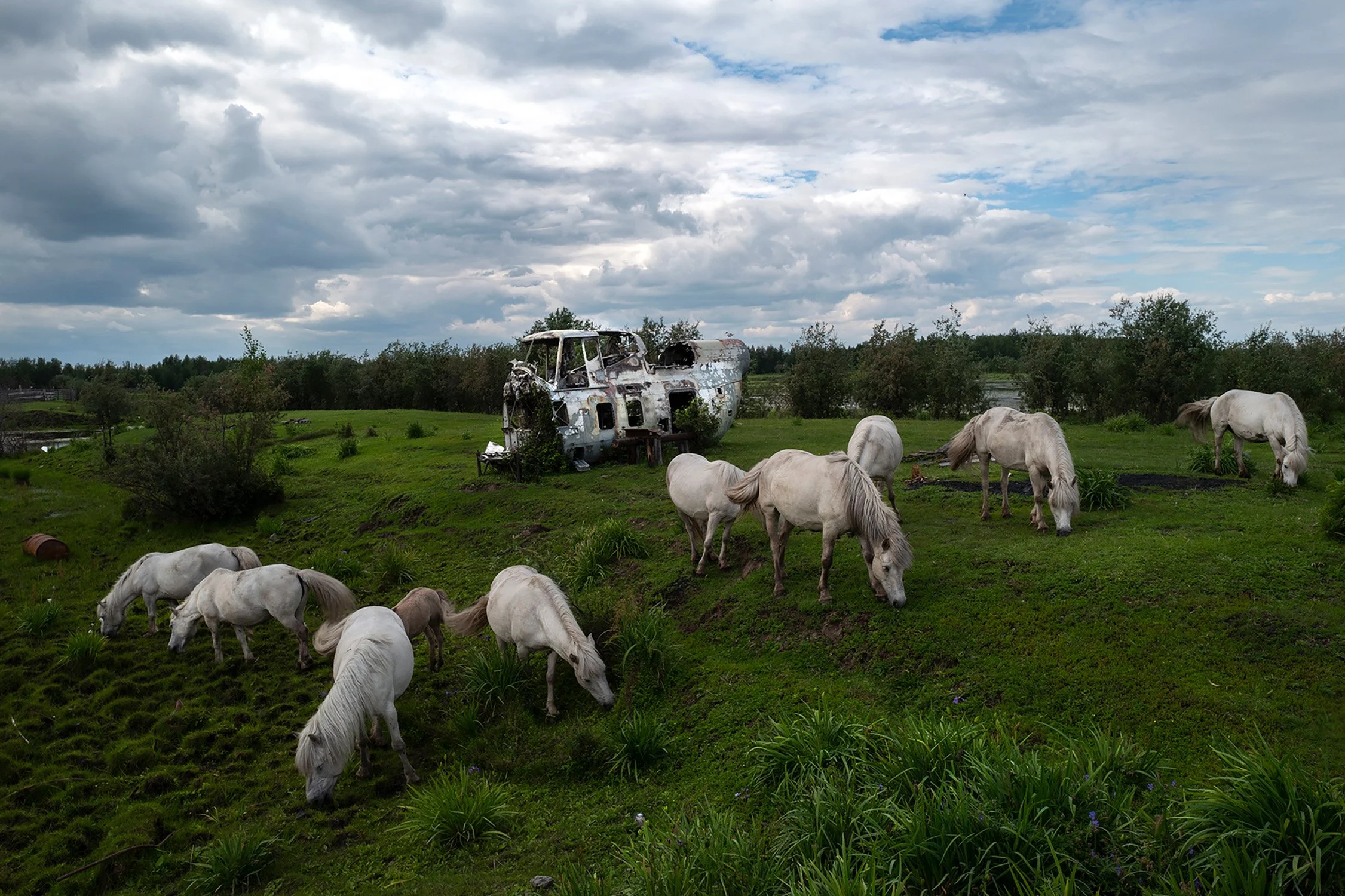Michael Robinson Chávez, Melting permafrost, Zyryanka, Siberia (2019), © Washington Post
