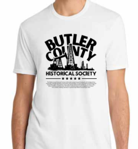 Heather Navy Kansas Oil Museum T-Shirt (Copy)