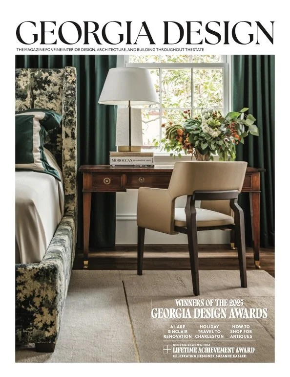 A huge congratulations to @wyethrayinteriors on their 4 wins at the 2025 Georgia Design Awards!⁠
Today we&rsquo;re spotlighting their Woodland Luxe project, which made the cover of the @georgiadesignmagazine, and won Gold in Primary Bedroom/Suite and
