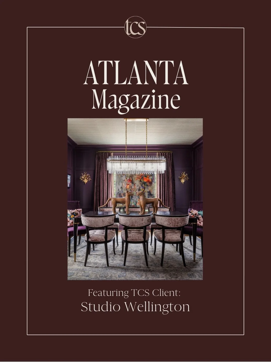 We&rsquo;re thrilled to see our client Studio Wellington featured in Atlanta Magazine for this custom-built home near historic Decatur Square &mdash; a project defined by vibrant cool tones, art-forward interiors, and a fearless use of color. From th