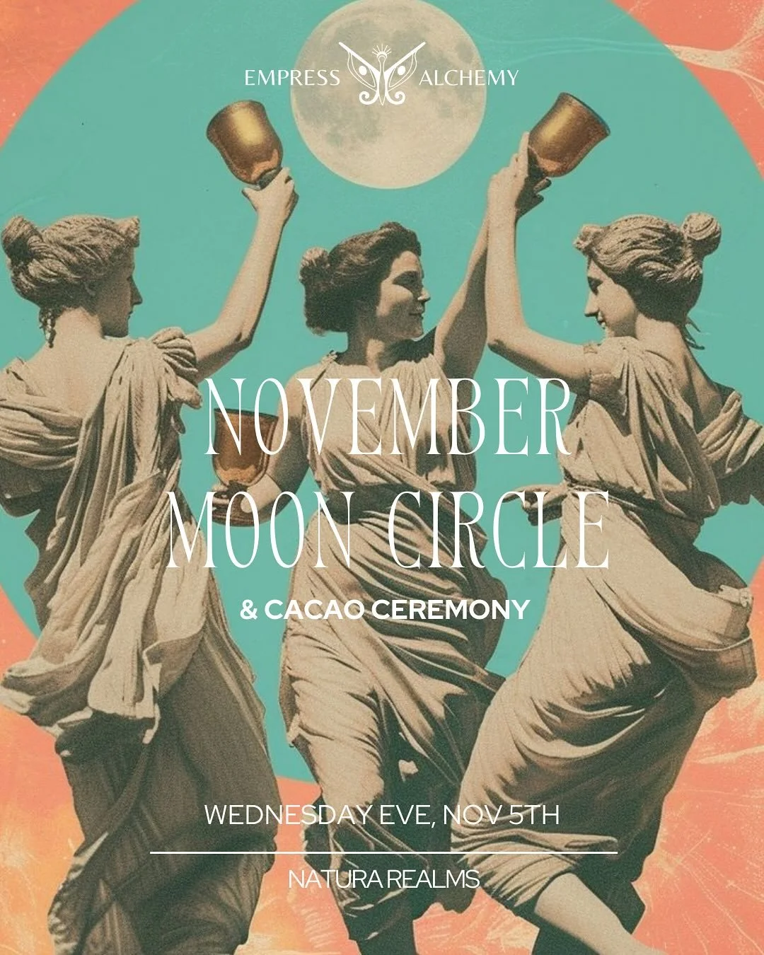 Cacao & Full Moon Magic 🌝✨
Hope you can join me for my next in person event to celebrate the full moon on Wednesday, November 5th from 6:30-8pm at @naturaamherst 😍
This Cacao Ceremony and full moon celebration will be a guided meditation expe