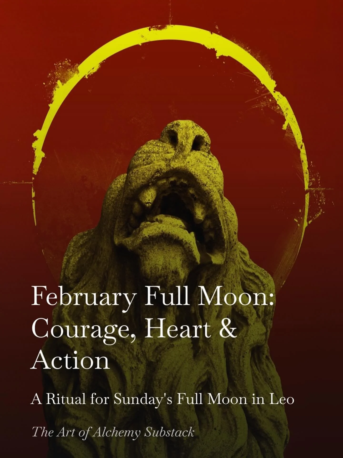 New Substack 🌝✨

February begins with a Full Moon rising on the 1st at approximately 5:09pm EST. Full Moons are a time of culmination and release, and this lunation asks us what we are ready to let go of that no longer resonates. 

Astrologically pl