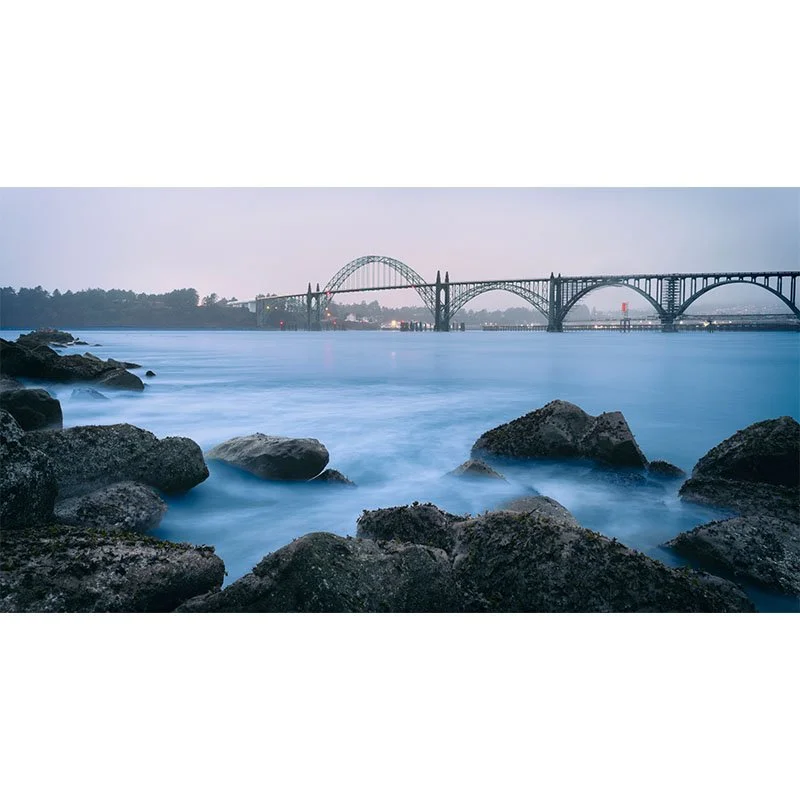 Yaquina Bay Bridge in Winter