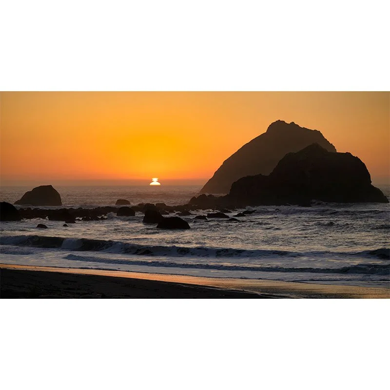 Refracting Sunset