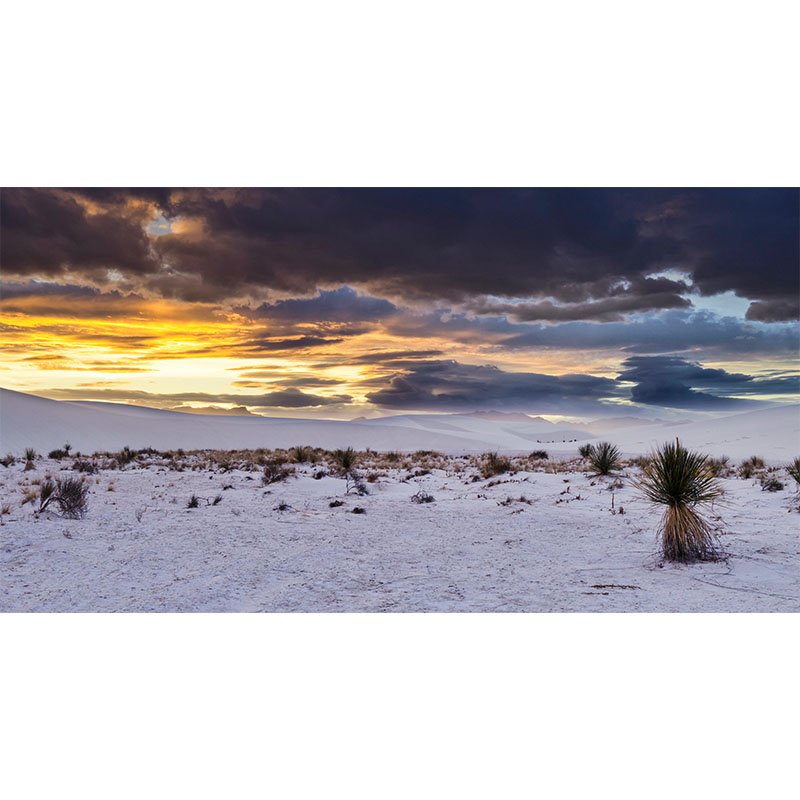 White Sands Sunset Wide