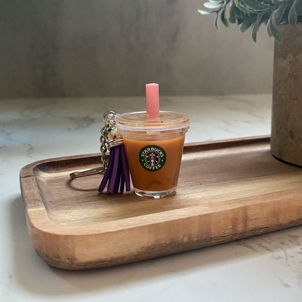 Mini Starbucks Inspired Tumbler Keychain