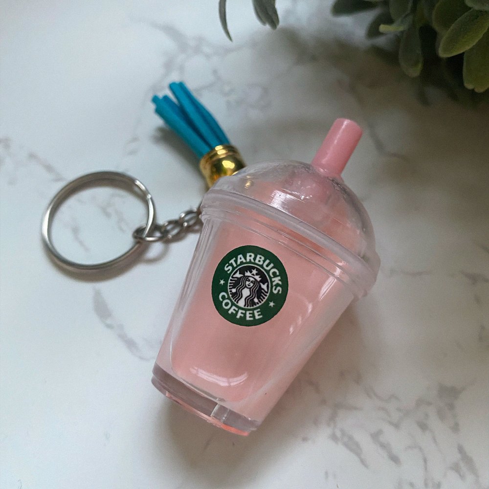 Starbucks Pink Drink Keychain – Kyna's Sweet Life
