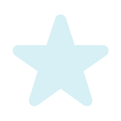 Light blue five-pointed star on a black background
