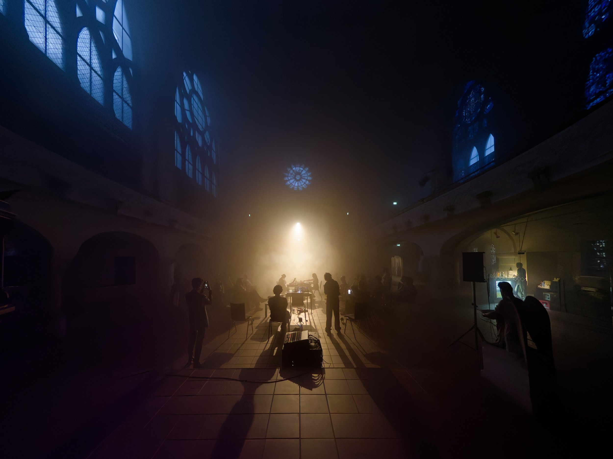 HUERTA ENSAMBLE Live performance at Audiovisionen, KulturRaum Zwingli-Kirche, 2025
Pictures by Udo Siegfriedt