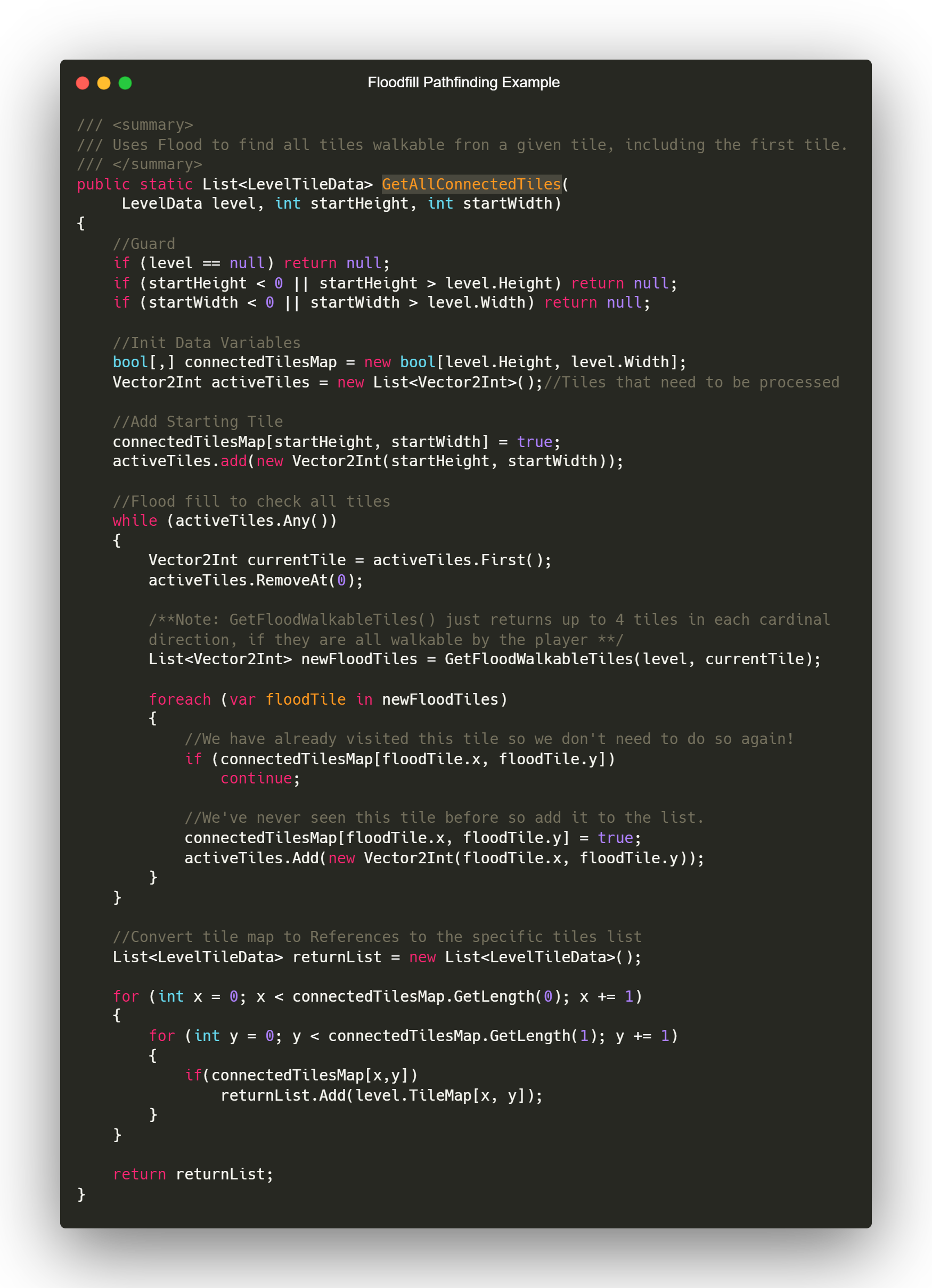 Xample Codes Code Sample — Zack Gilbertson - Portfolio