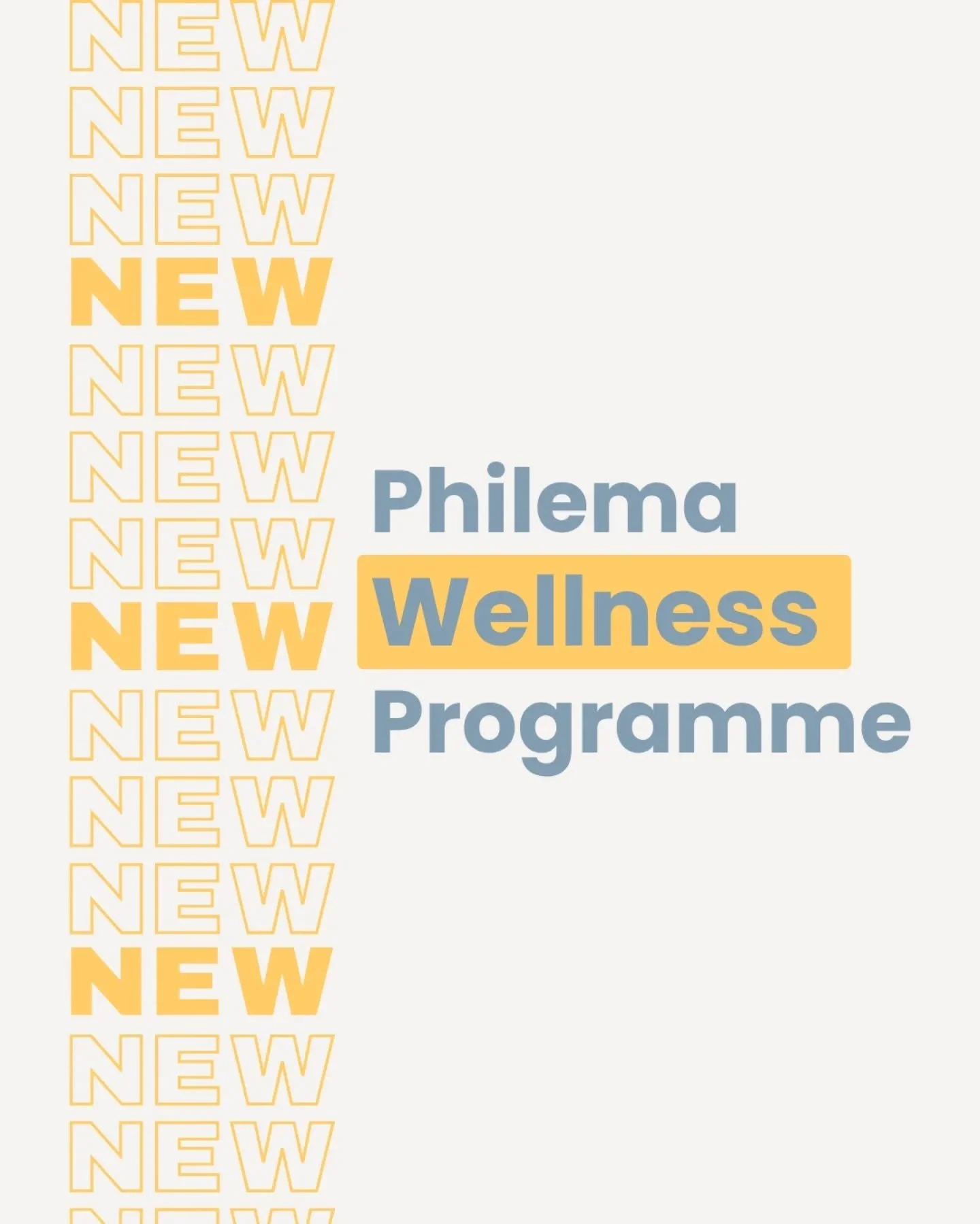 New, New, New... Introducing the Philema Wellness Programme.

We believe wellbeing is about more than just physical health. It's about feeling supported, balanced and able to thrive, both at work and home.

Our new wellness programme is here to suppo
