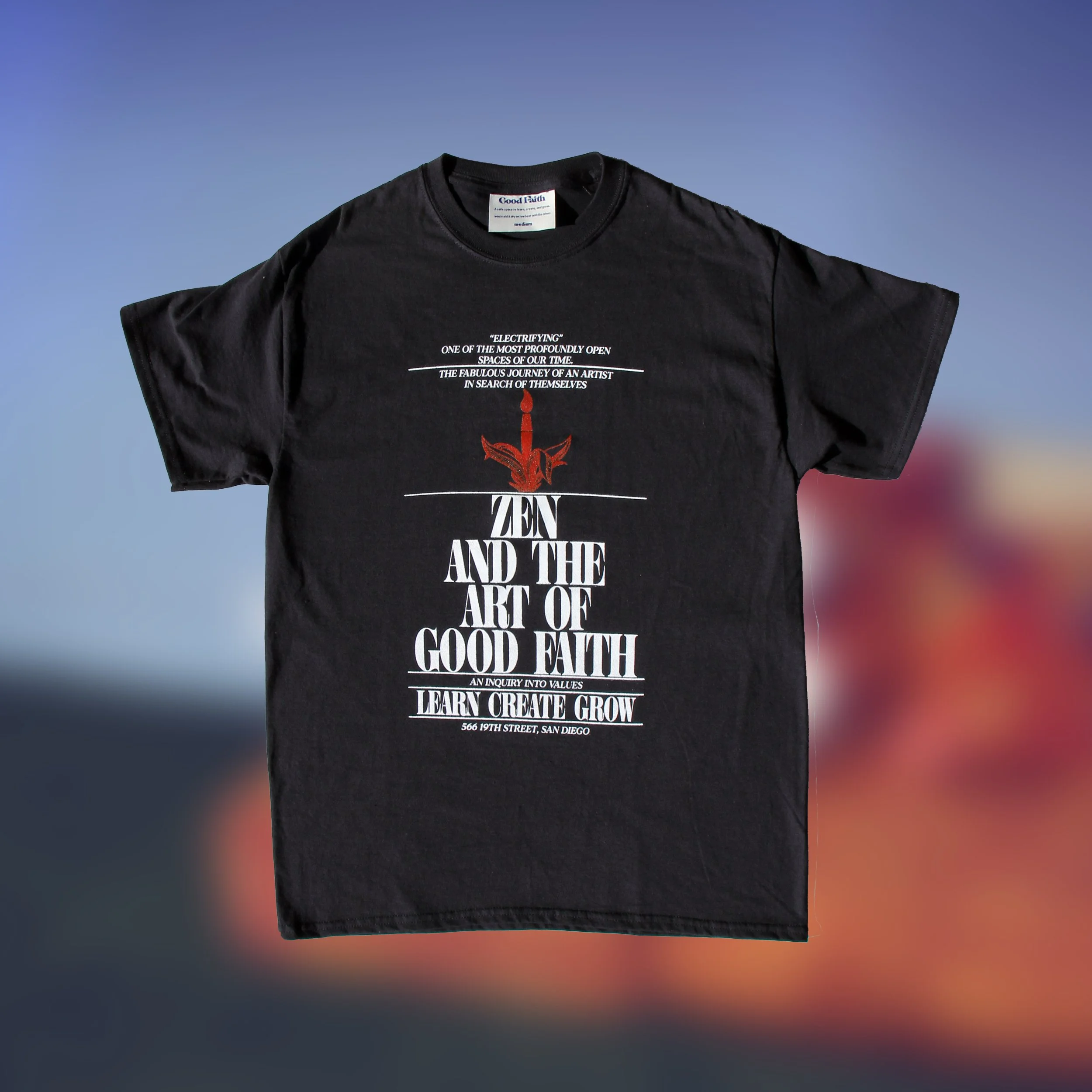 Zen and the Art of Good Faith Tee - Black