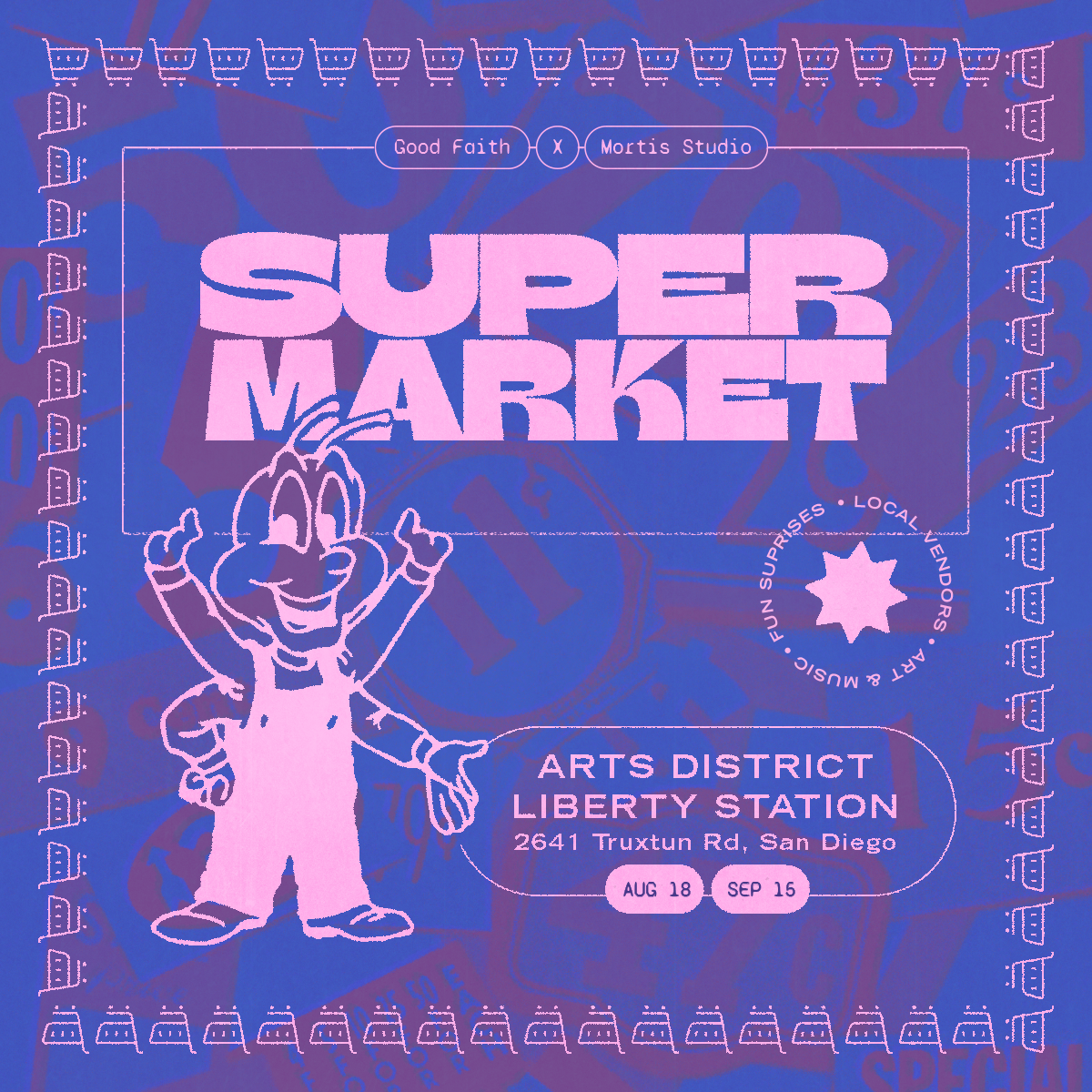 Booth Reservation - Super Market at Liberty Station