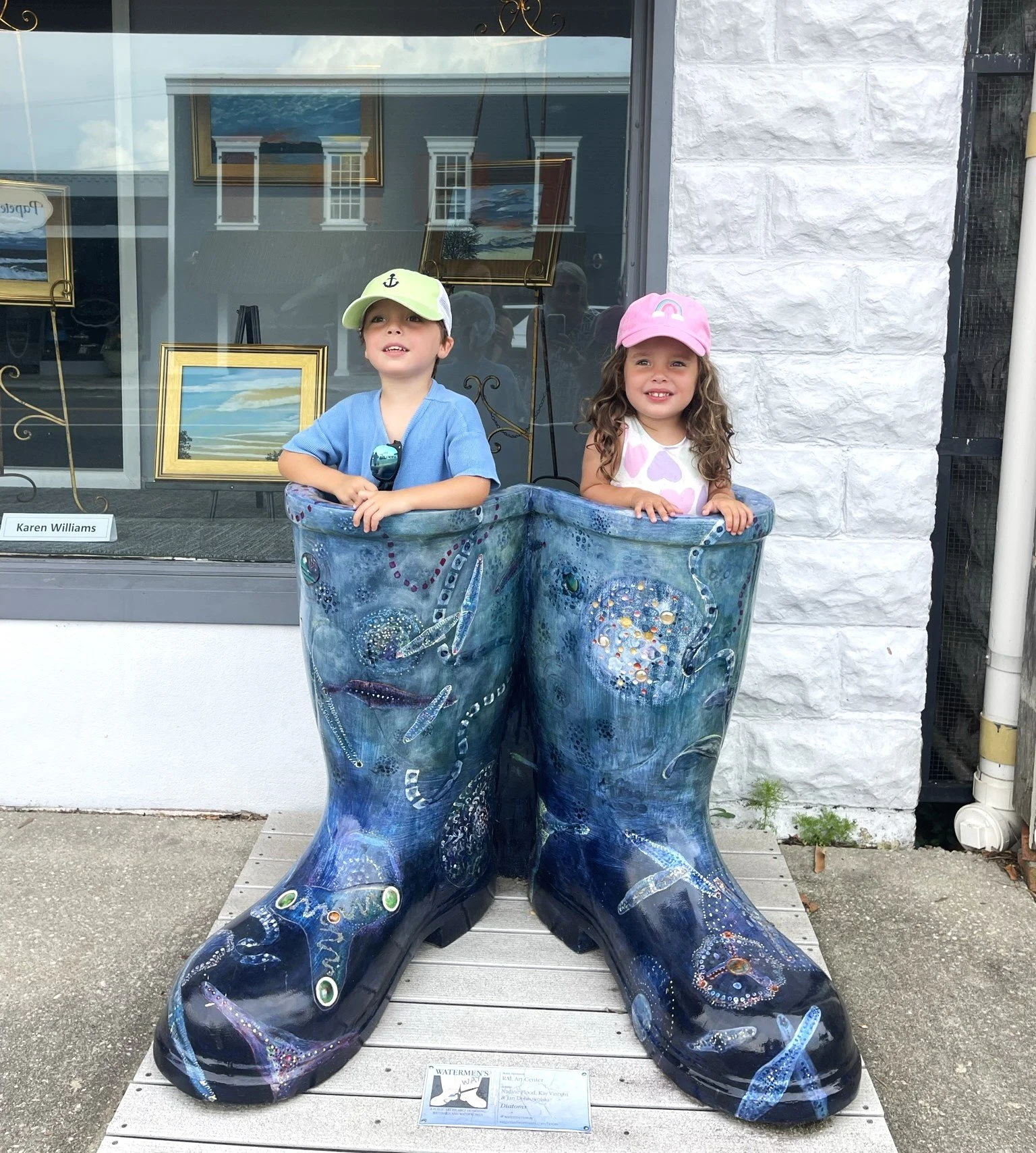 Watermen in training.