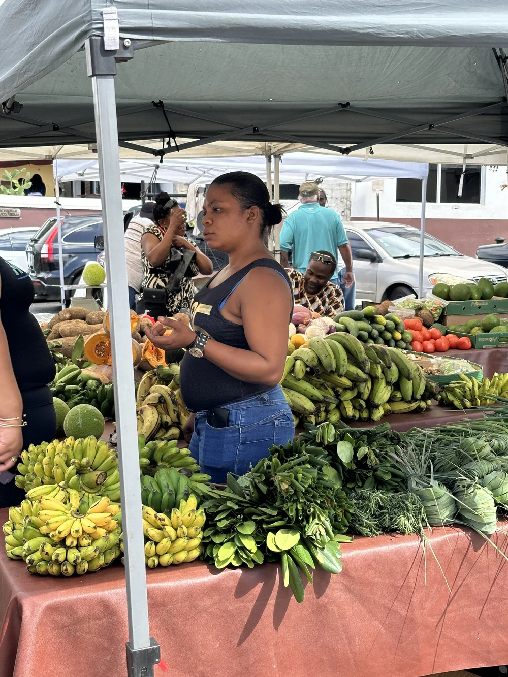 Saturday farmers market.
