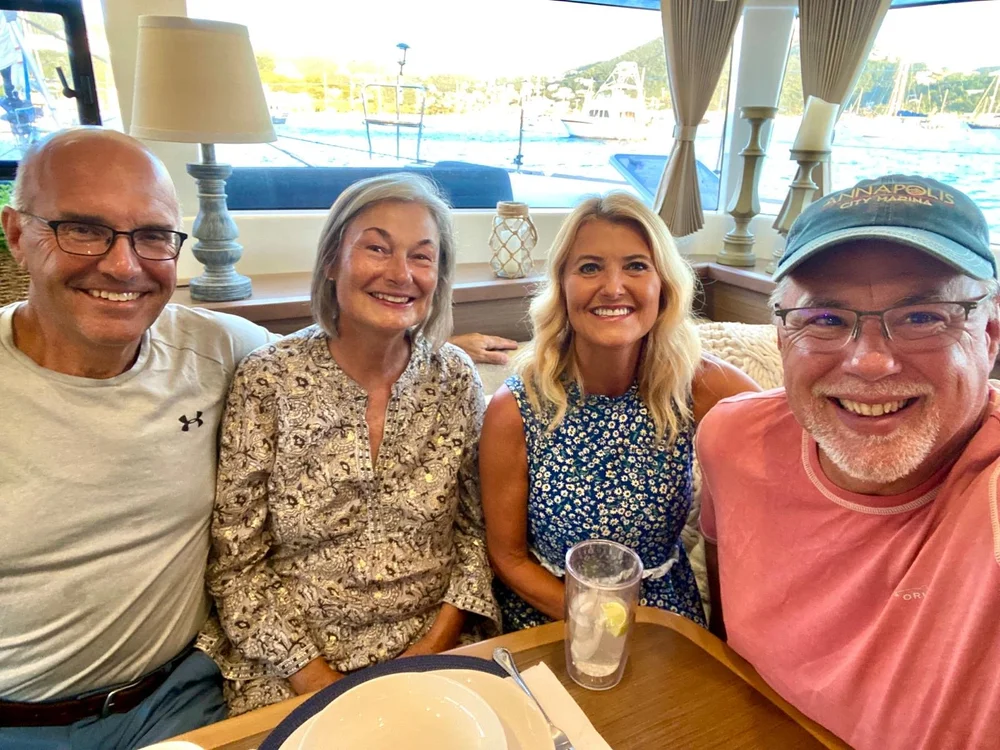 Urbanna friends, Kerry &amp; Kory from SV Hope.