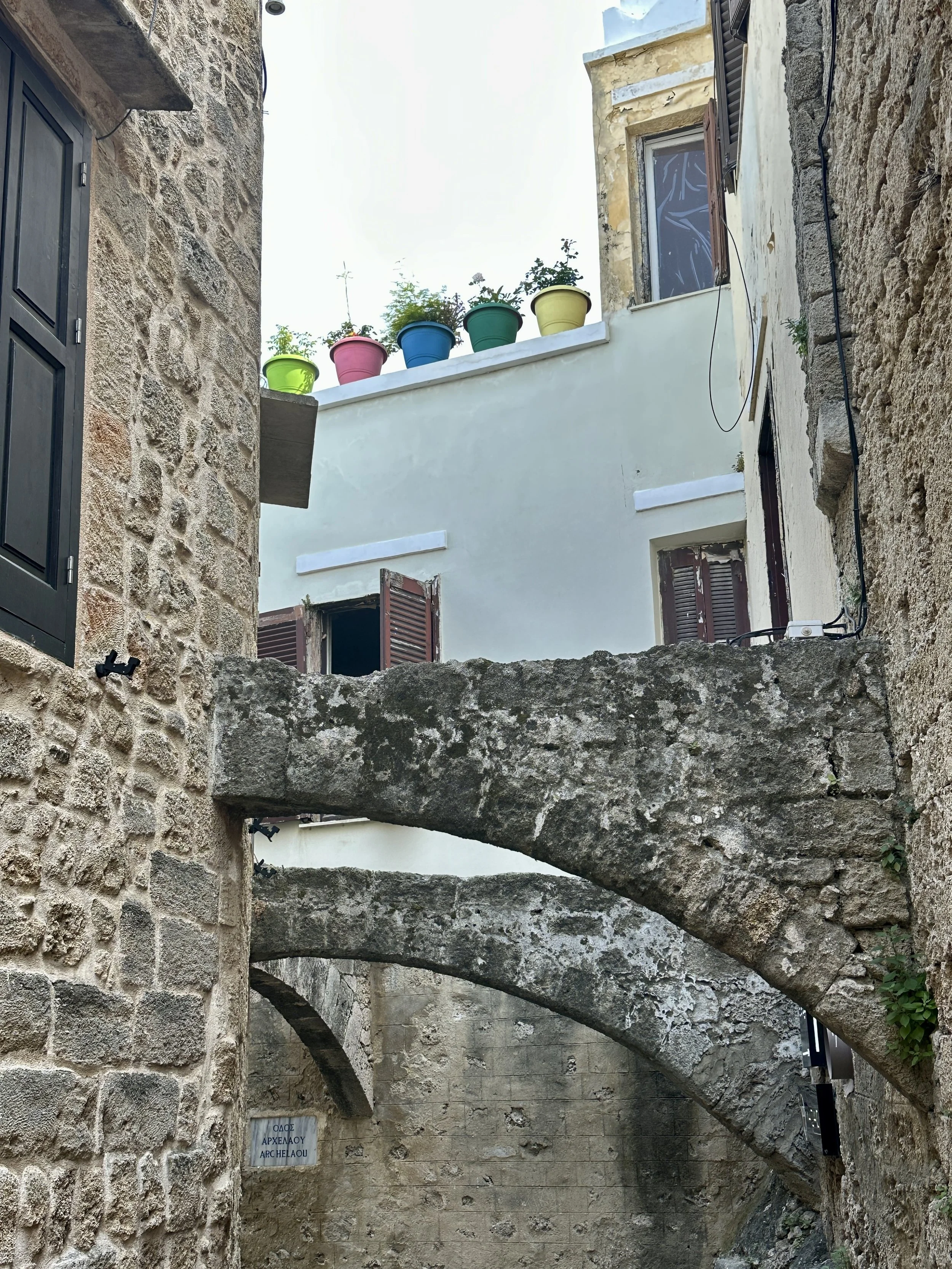 Brightening the stroll.