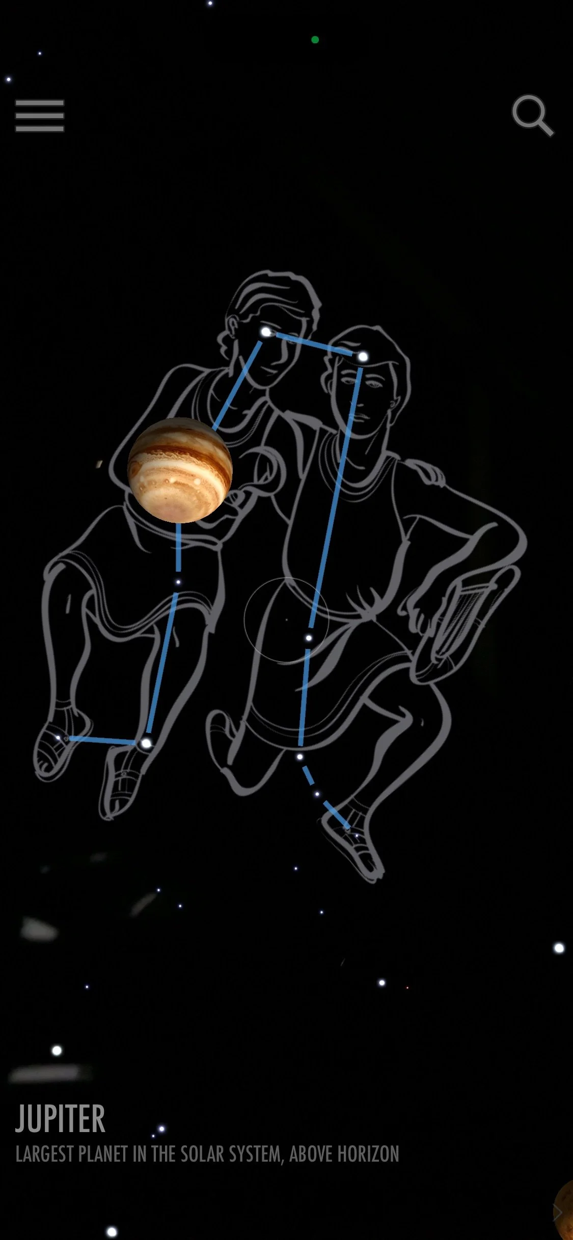 Watched over by Gemini.