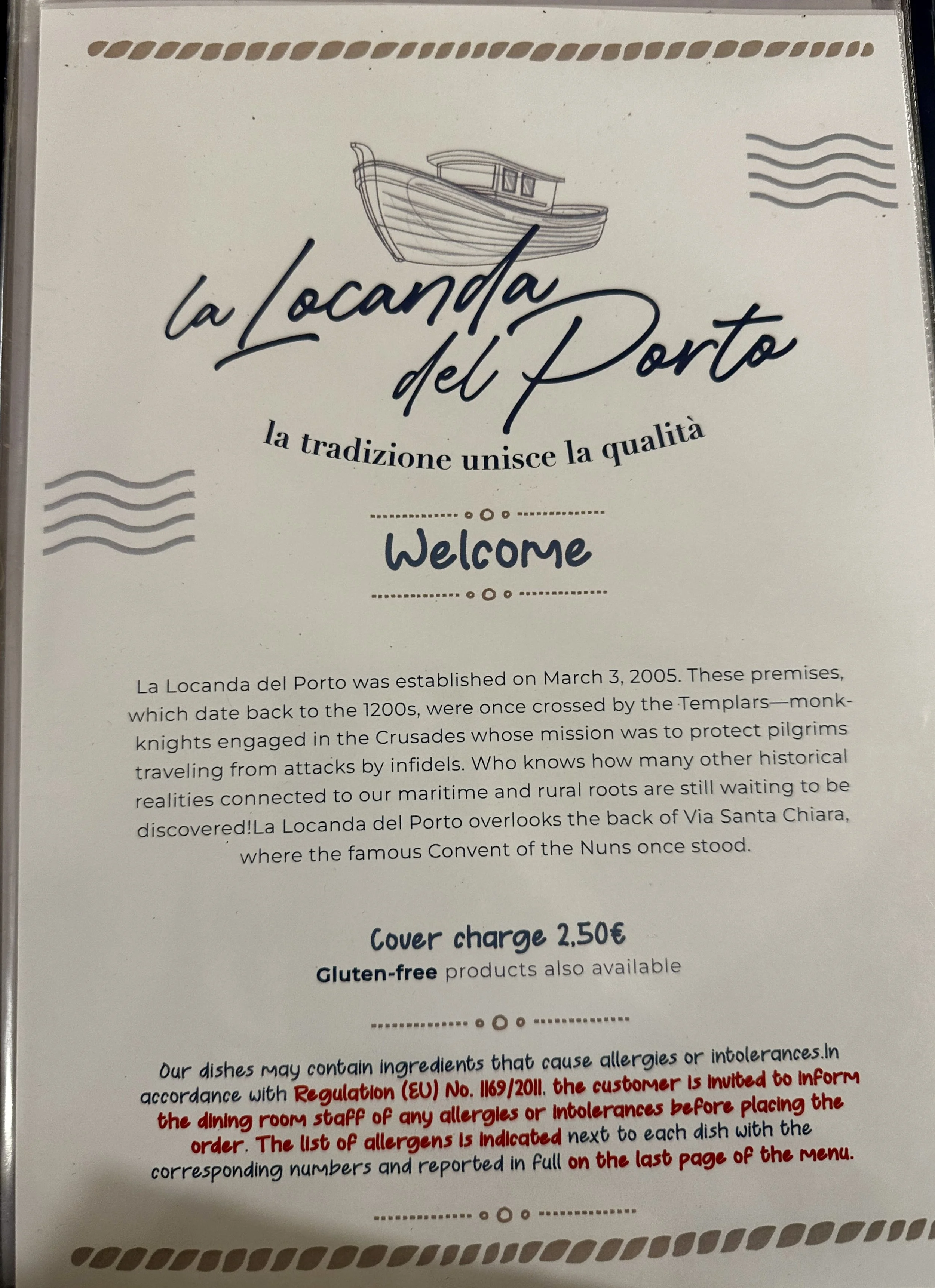 La Locanda del Porto Resturante