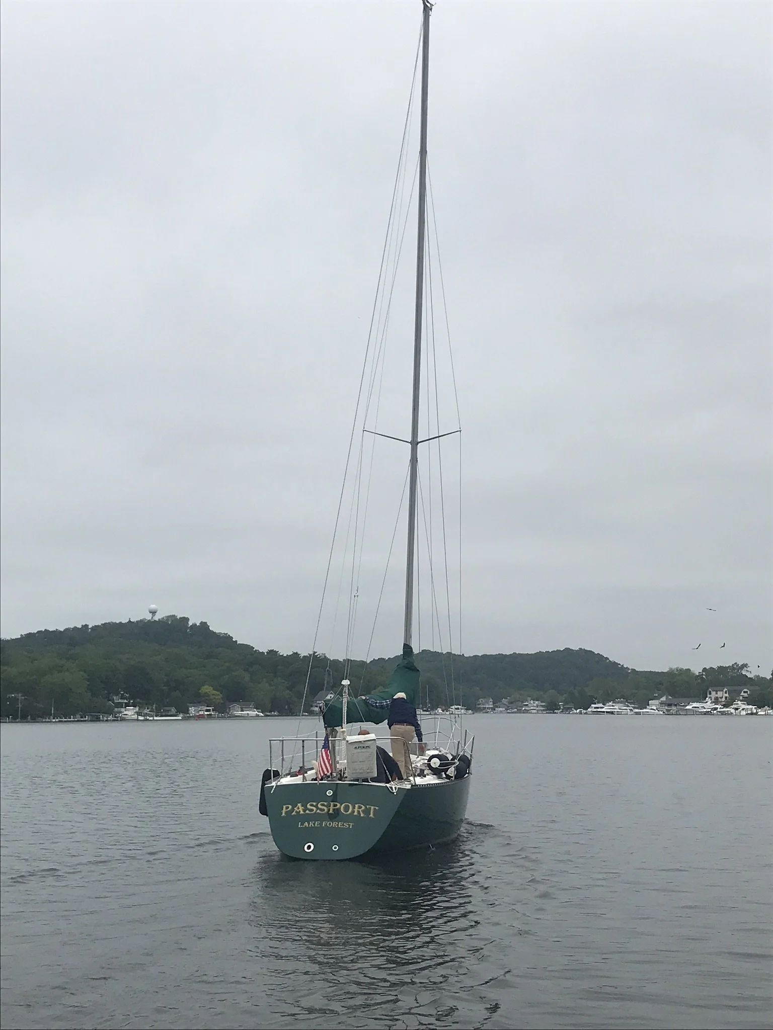Last sail with Passport