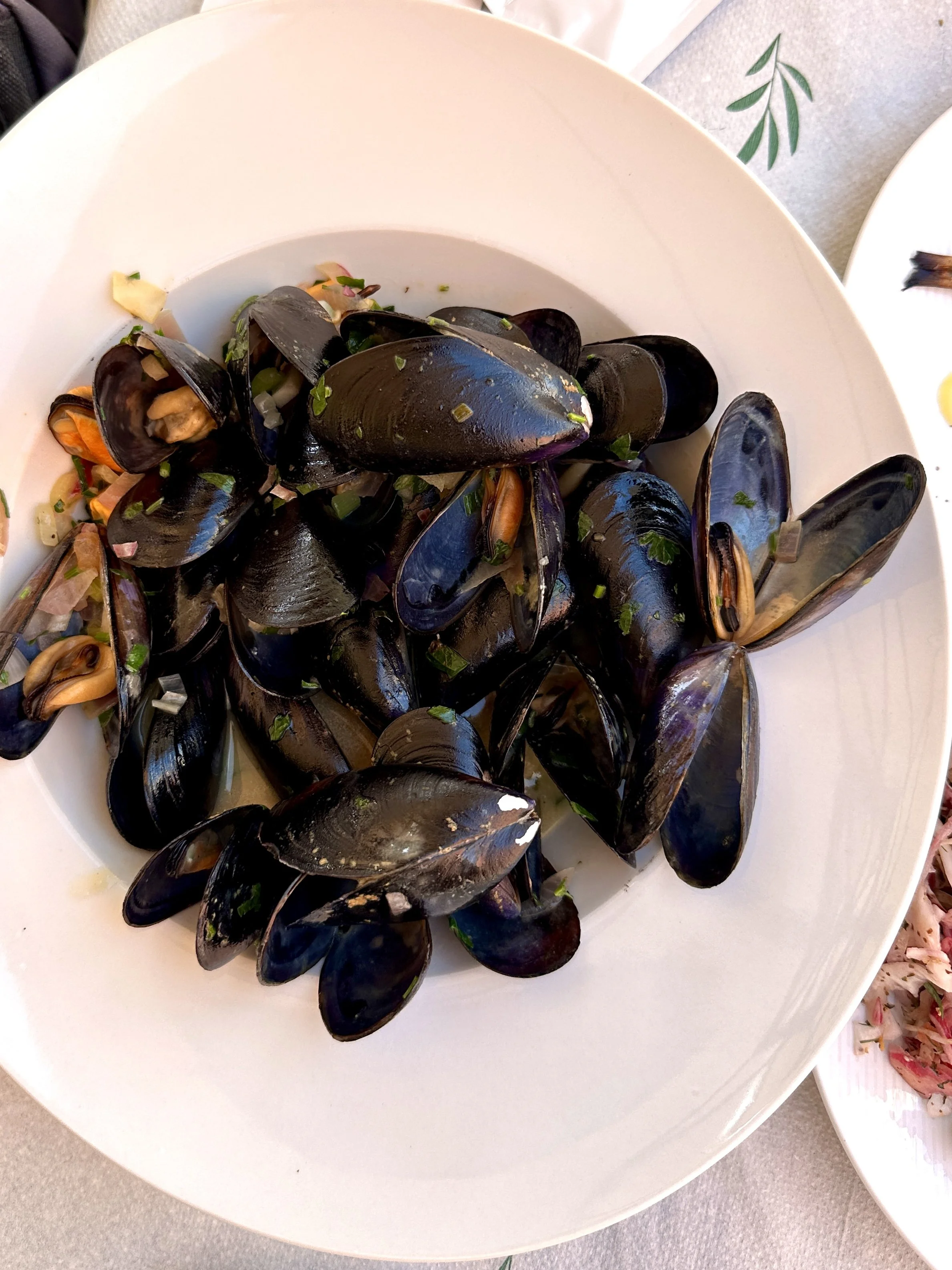 A perfect lunch of mussels