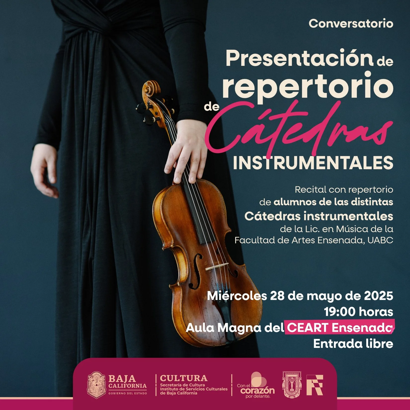 Presentación de repertorio de cátedras instrumentales