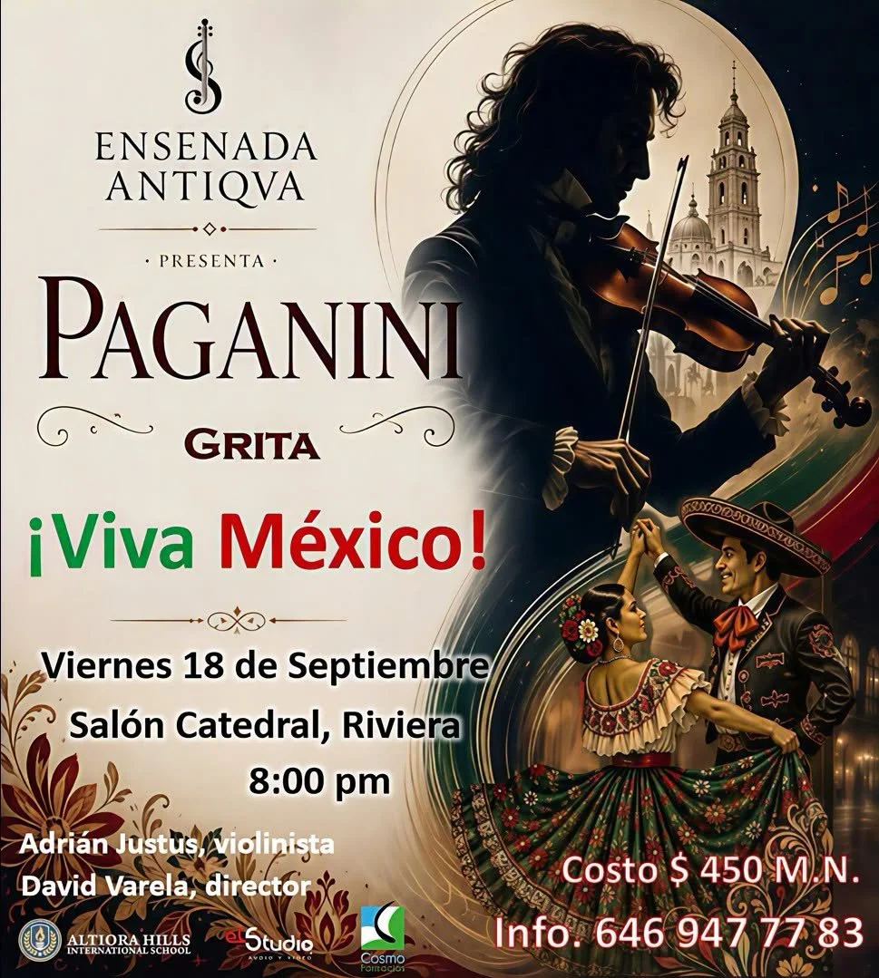 Paganini grita: ¡Viva México!
