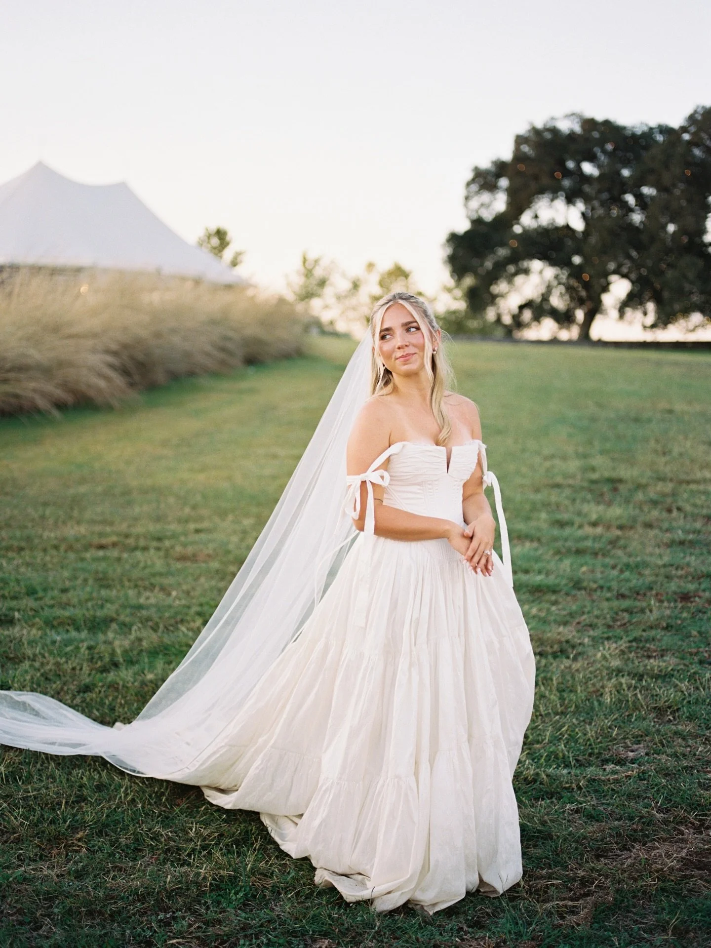 Kaelyn in @ruedeseinebridal like it was made for her ❣️