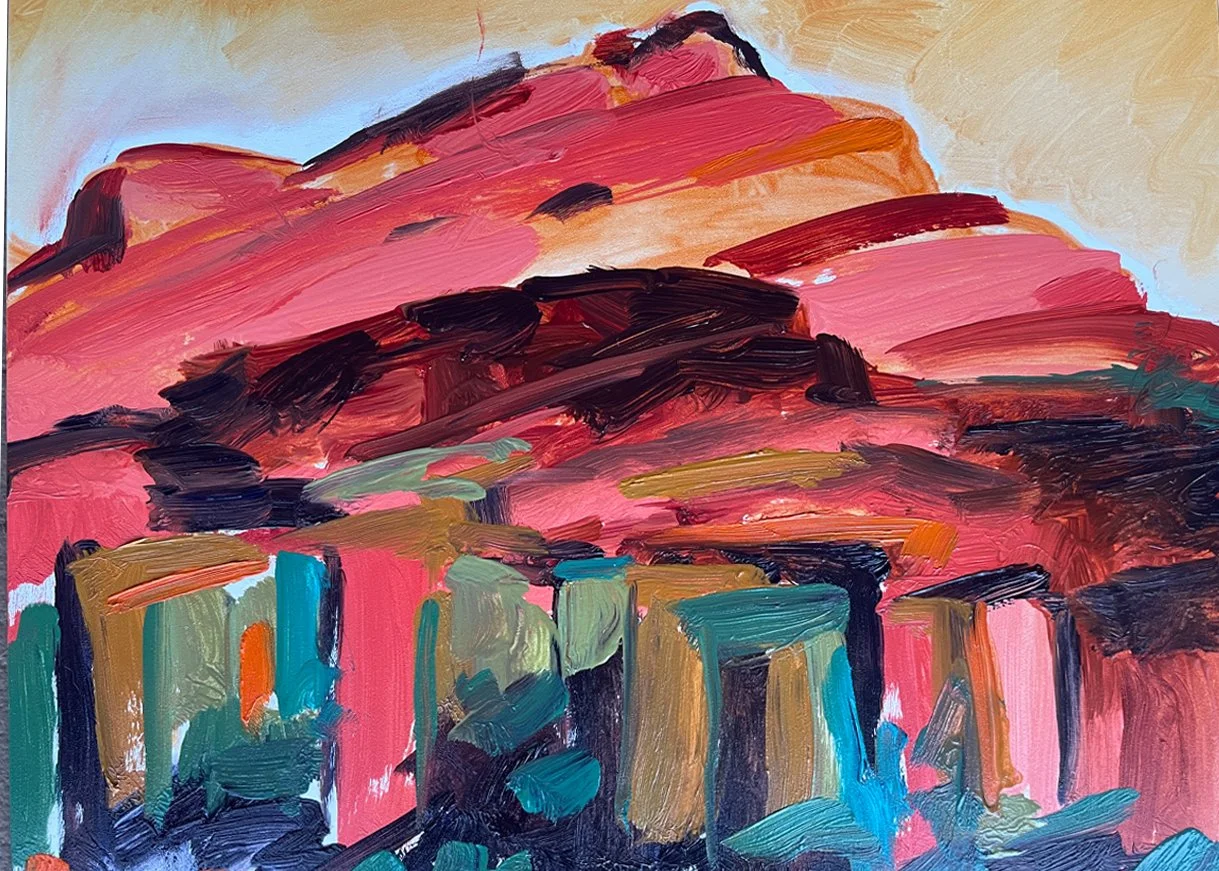 Red Rocks Study I, 8 x 5 inches, NFS