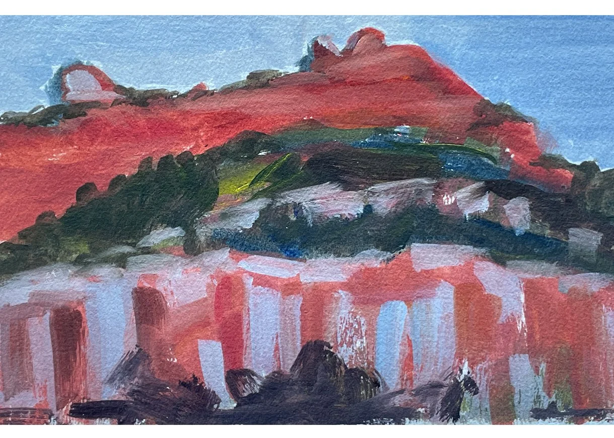 Red Rocks Study V, 8 x 5 inches, NFS