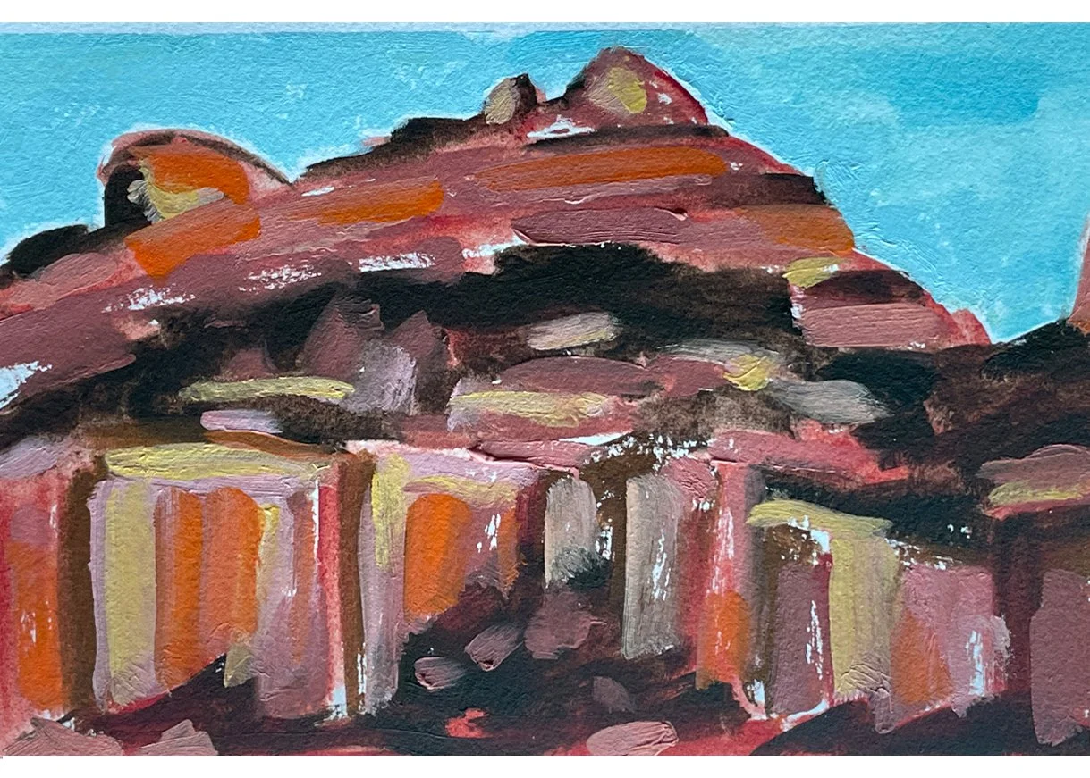 Red Rocks II, study