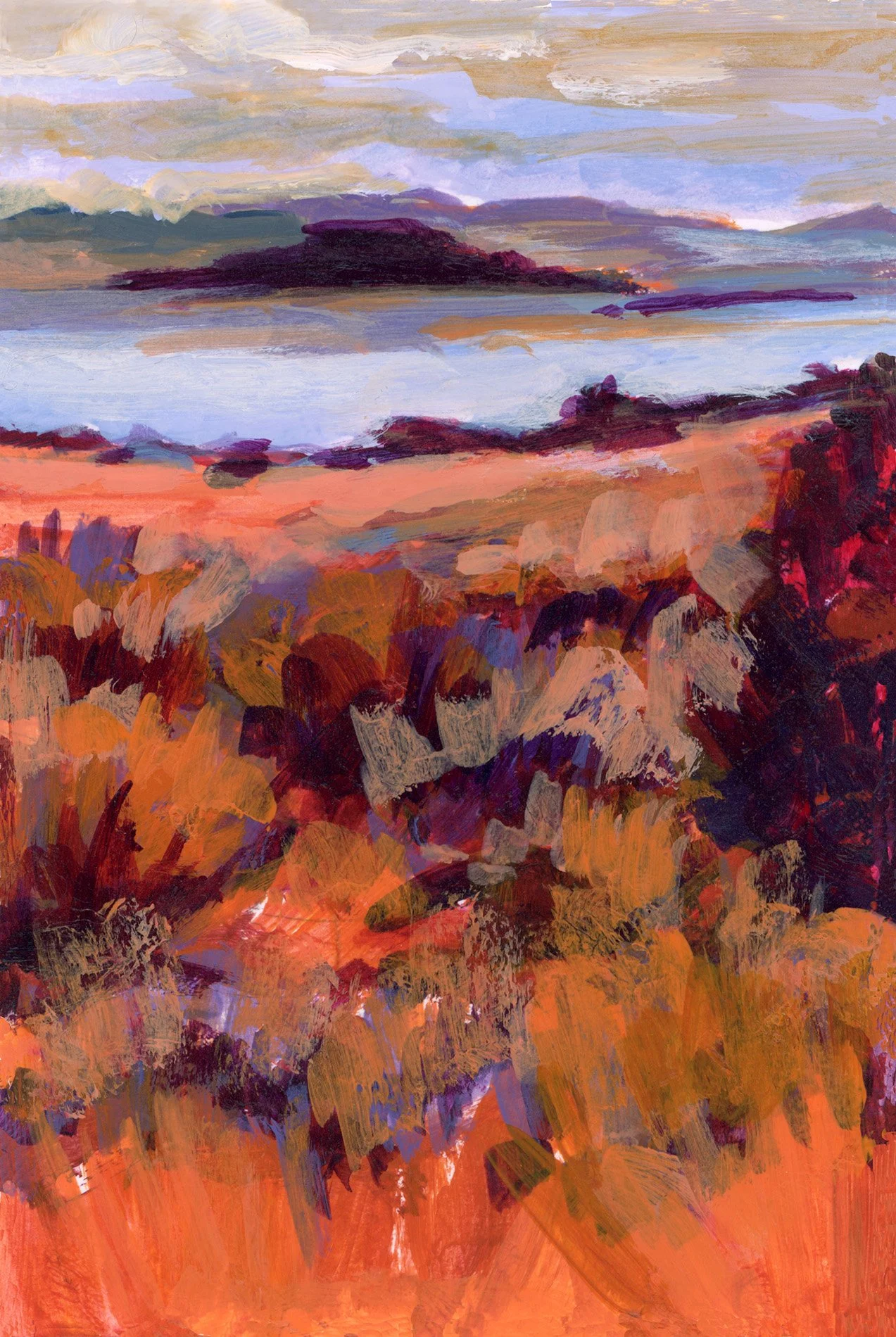 Mono Lake II, 8 x 12" with border (1)