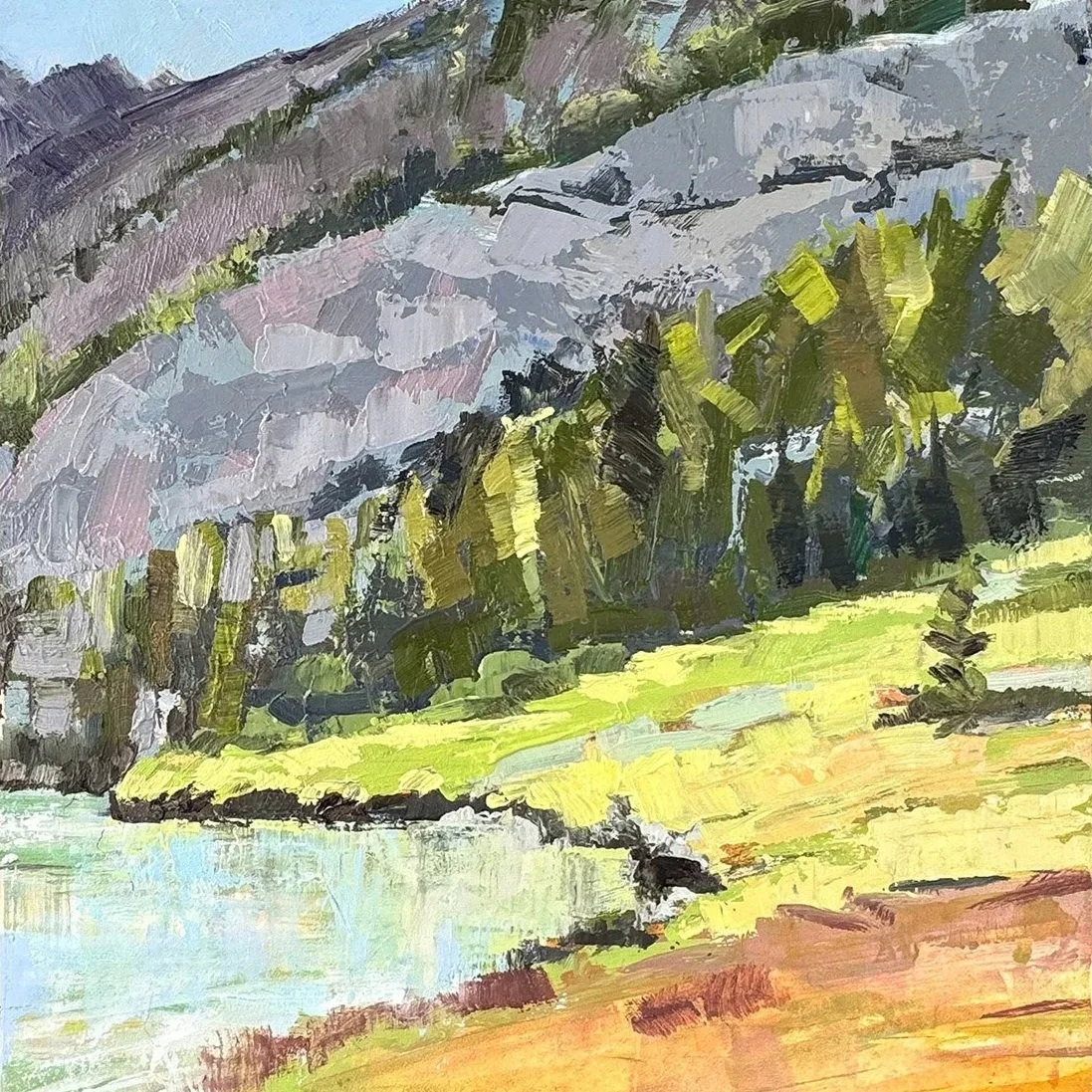 8,000 Feet, 8 x 8 inches, sold