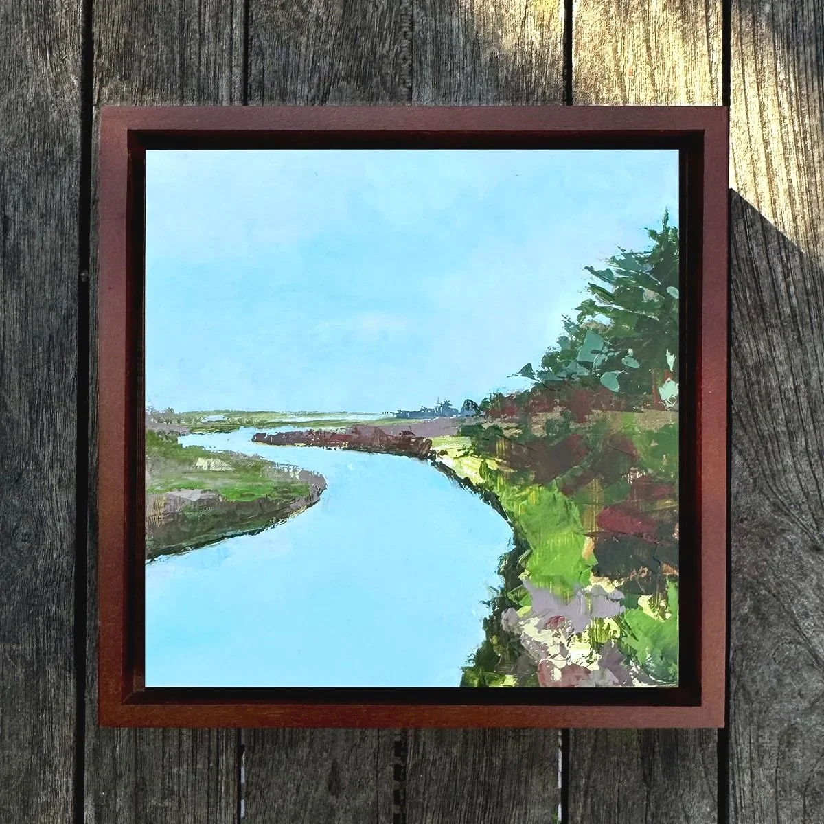 Like Glass, 6 x 6 inches, sold