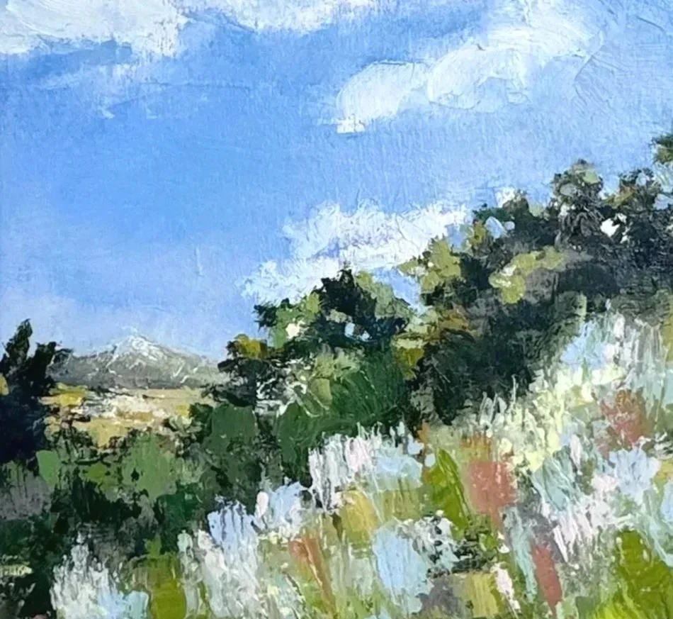 Parker Lake, 6 x 6 inches